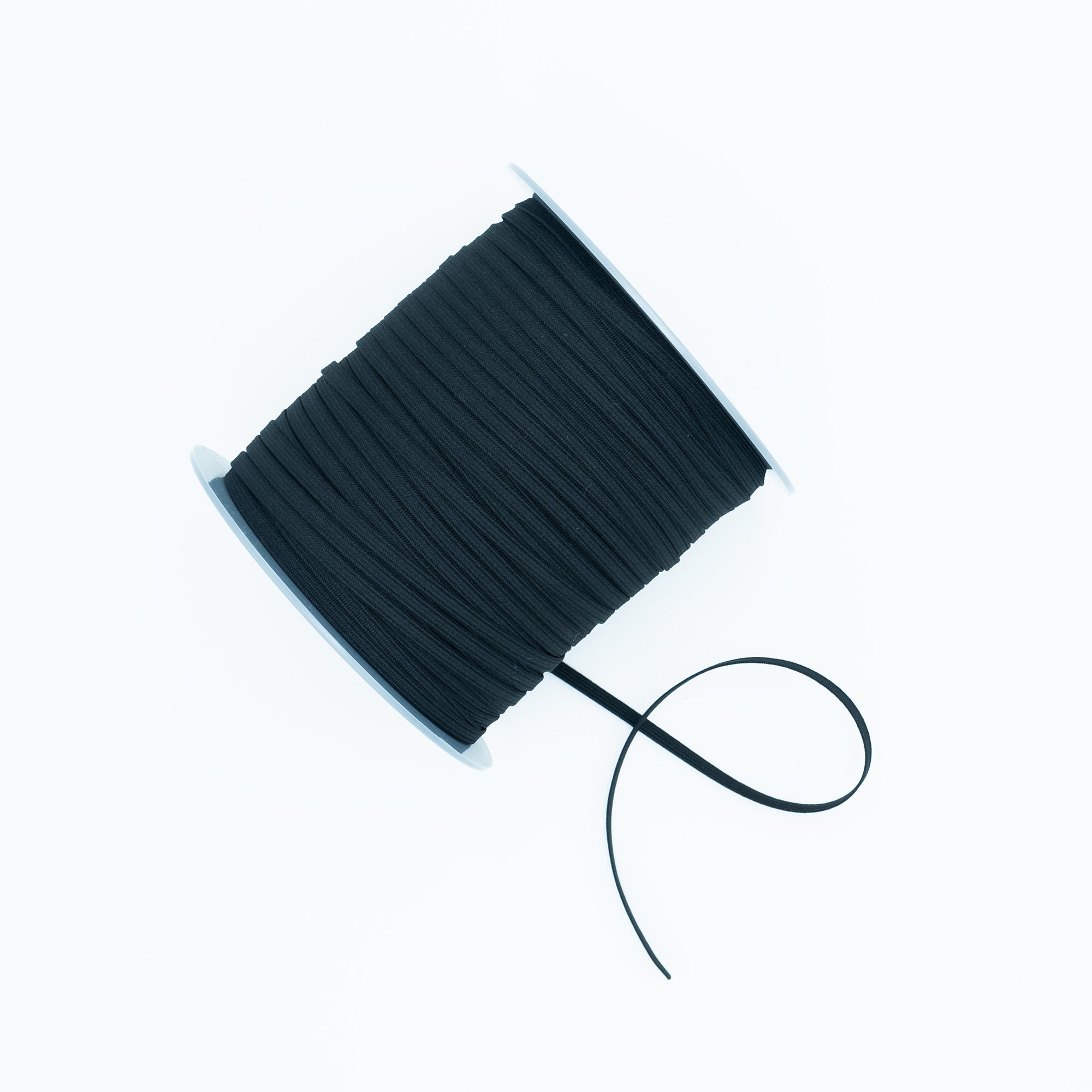 Bande élastique plate pour couture 30 mm - couleur : BLANC ou NOIR