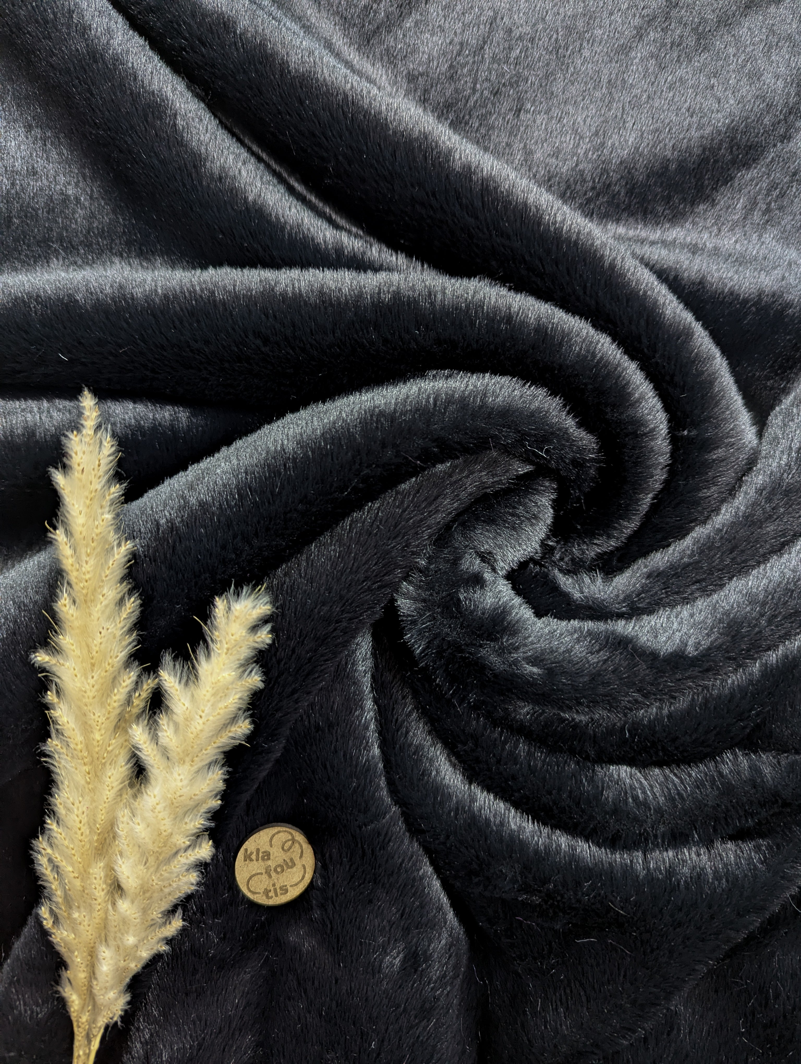 Fausse fourrure hyper douce - Noir