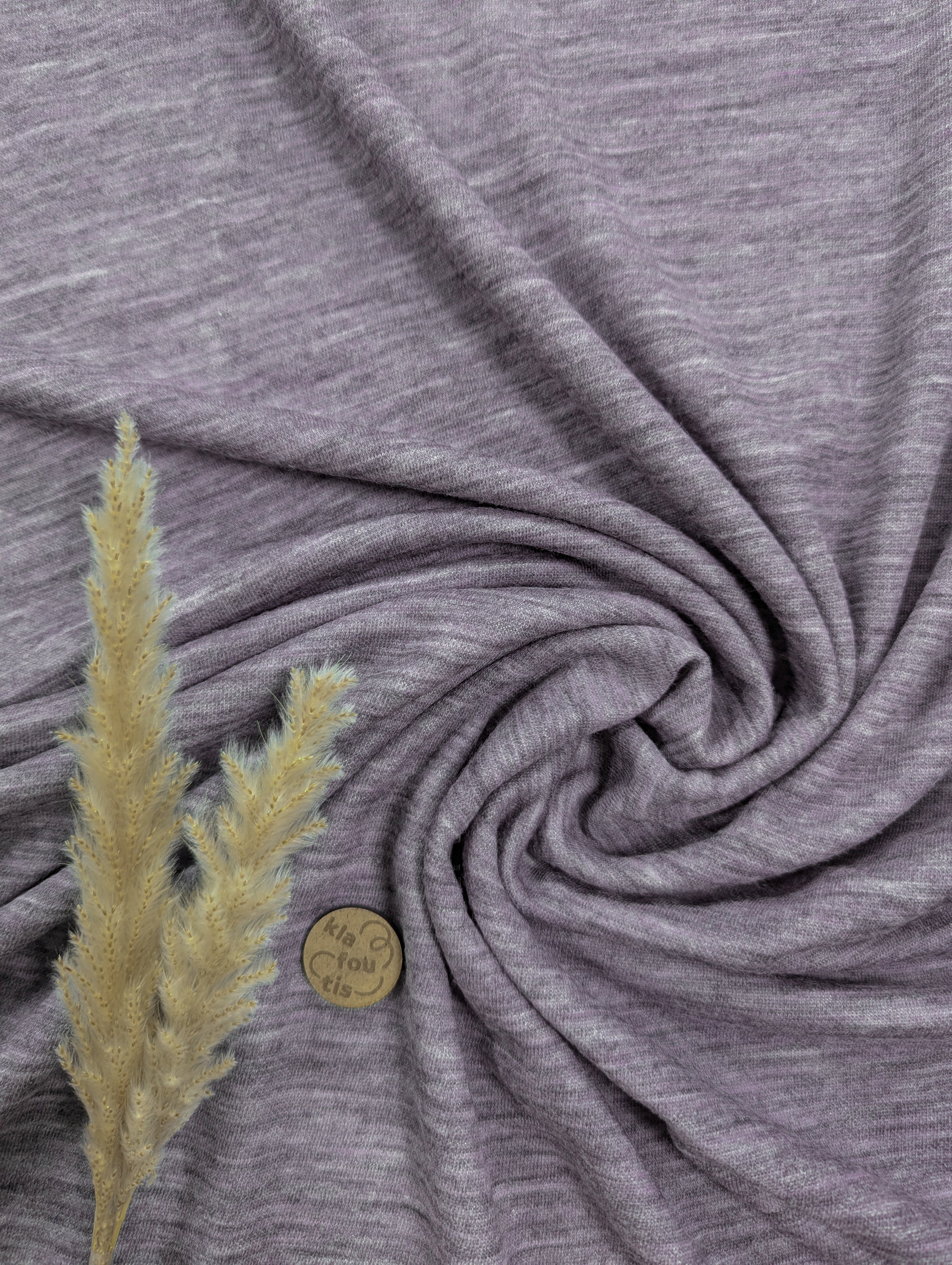 Jersey 50% laine mérinos 50% bambou - gris