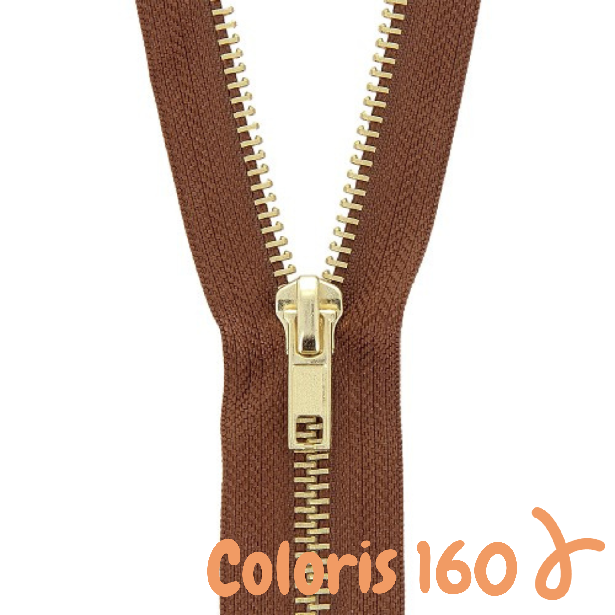 Zip métal séparable - 35 cm