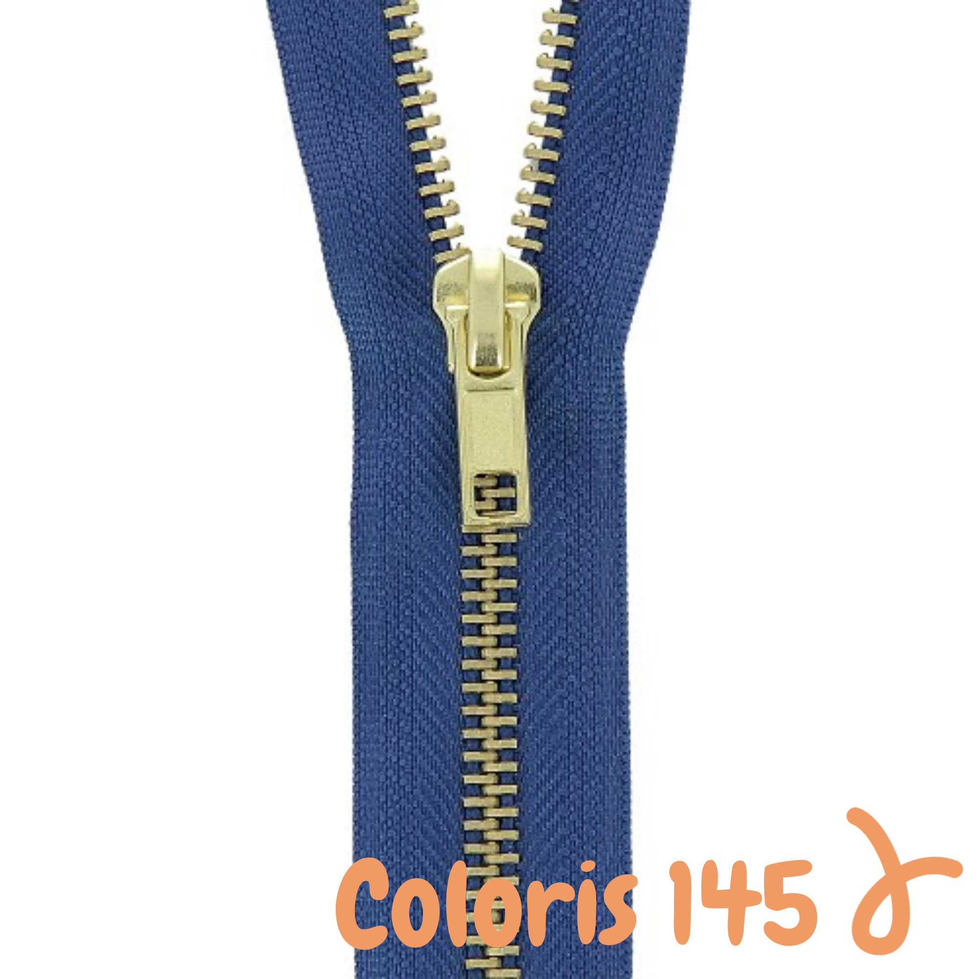 Zip métal séparable - 35 cm