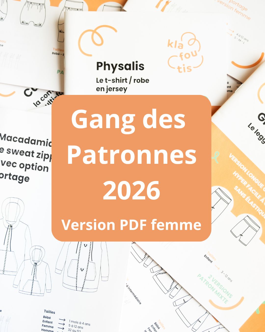 GANG DES PATRONNES 2026 - version PDF femme