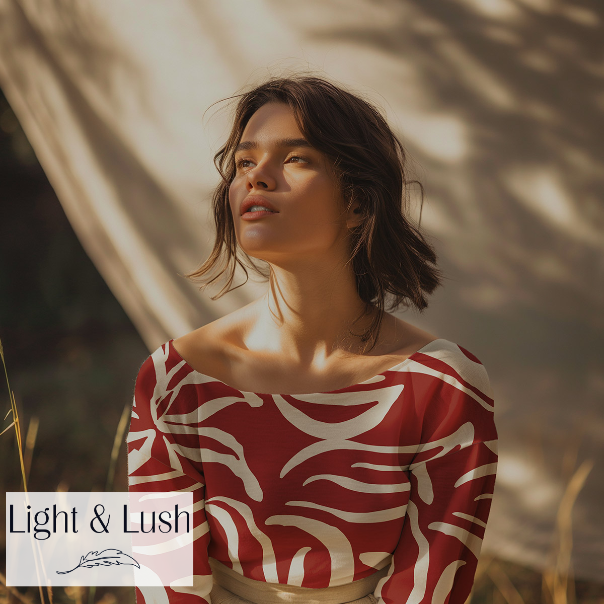 Twill de viscose - Floraison ardente