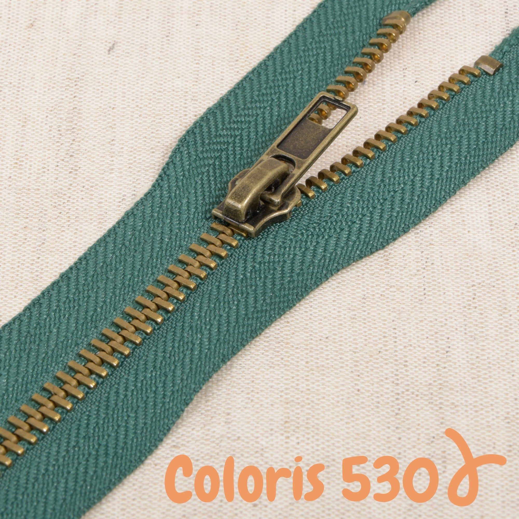 Zip métal séparable - 35 cm