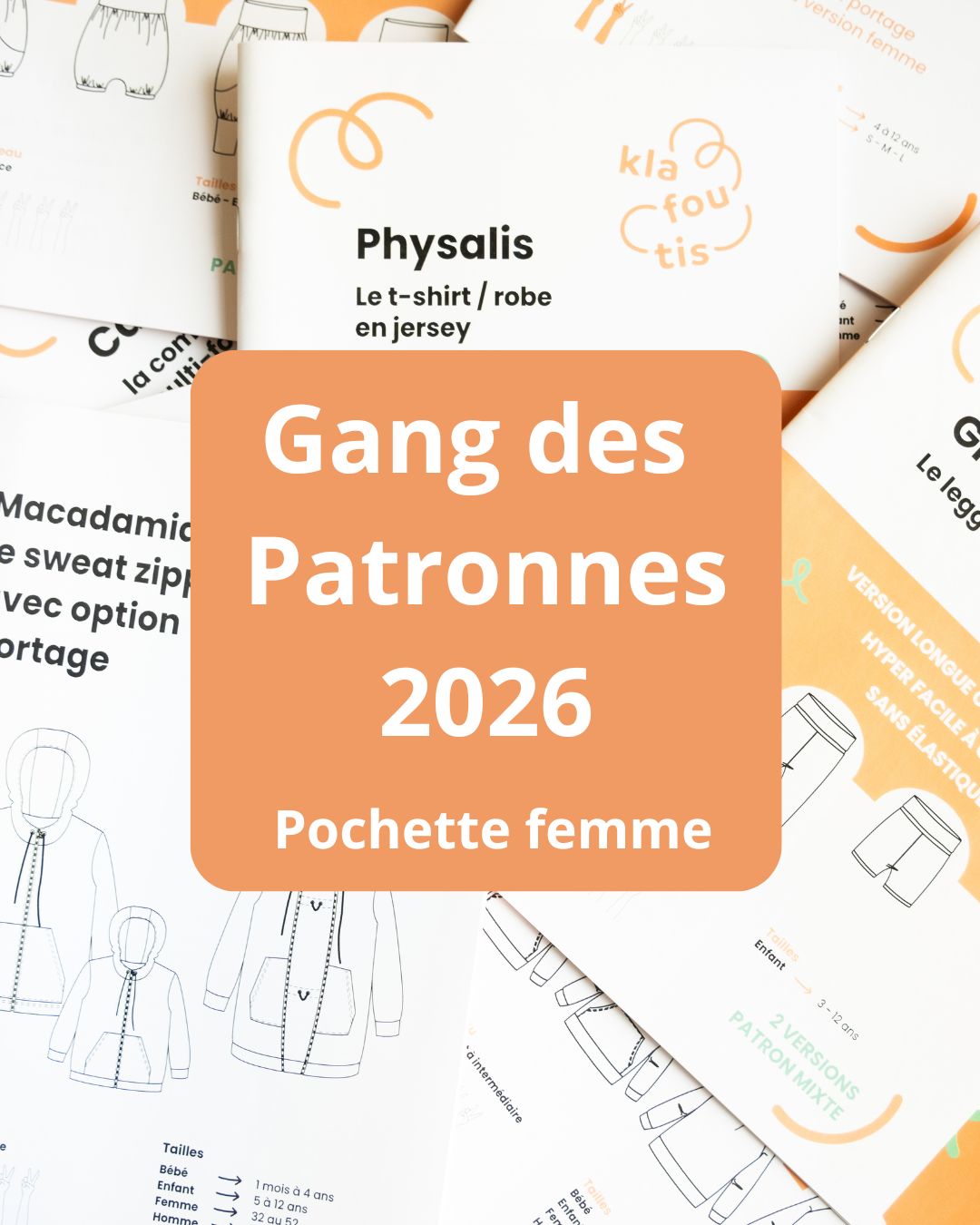 GANG DES PATRONNES 2026 - version pochette femme