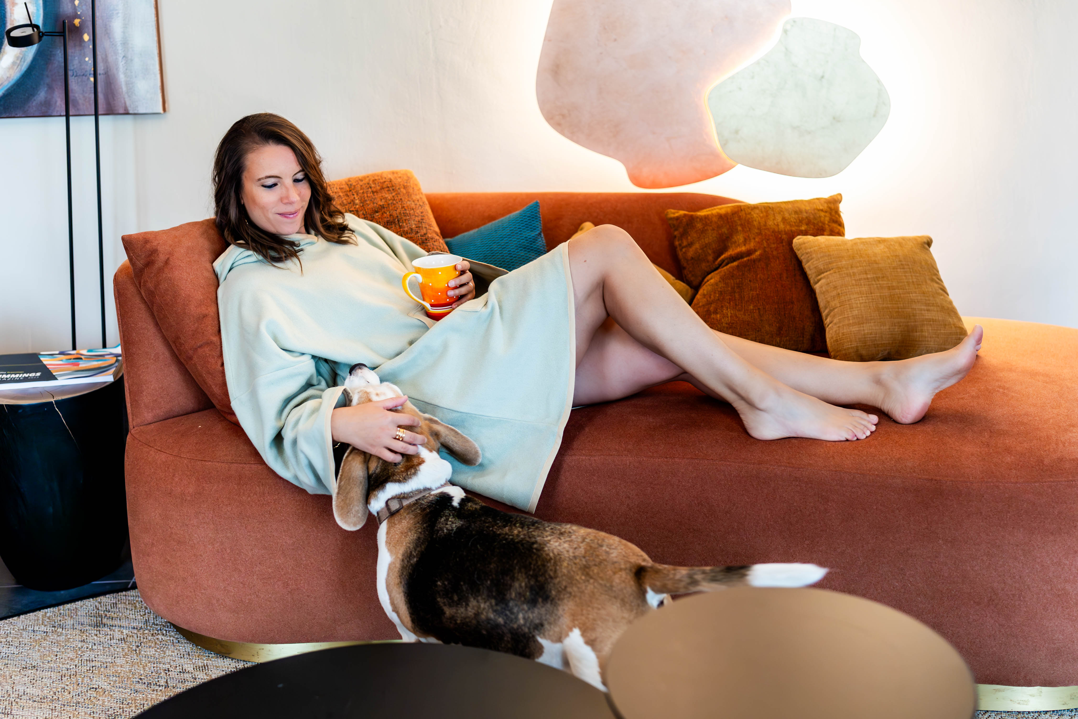 CANNELLE - le pull-plaid - PACK FAMILLE