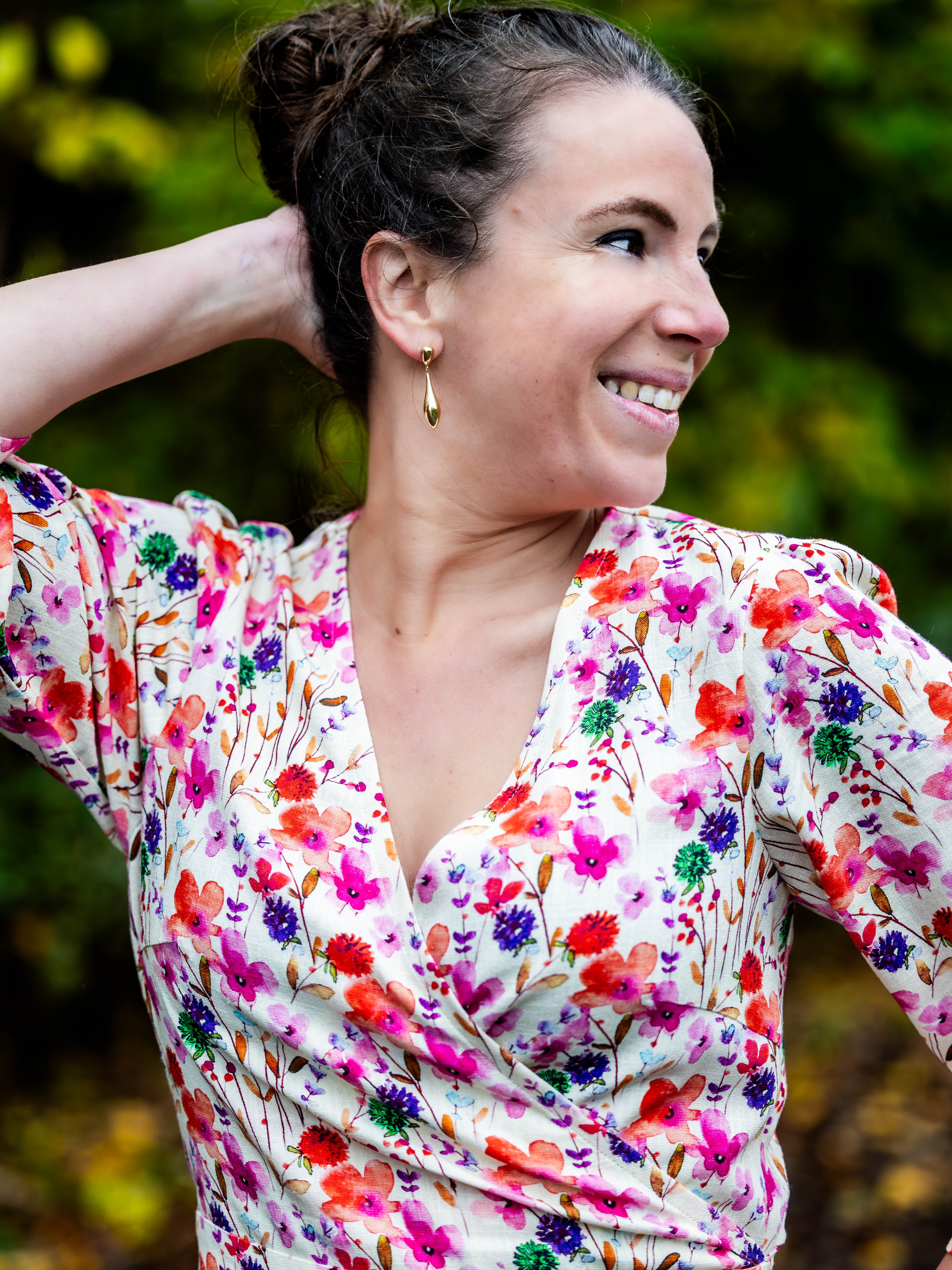 MANDARINE : la robe / blouse portefeuille - PACK FAMILLE