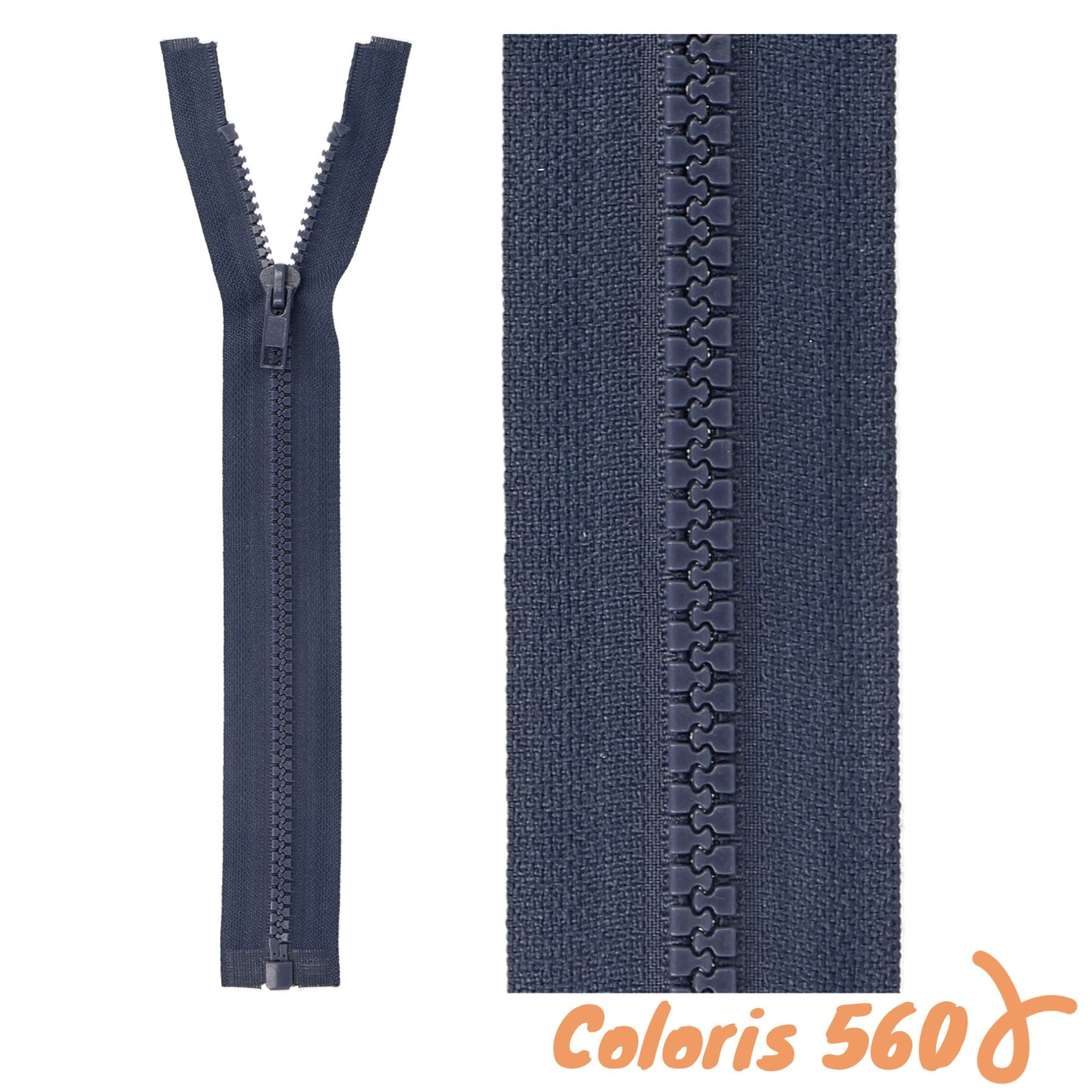 Zip séparable - 40 cm