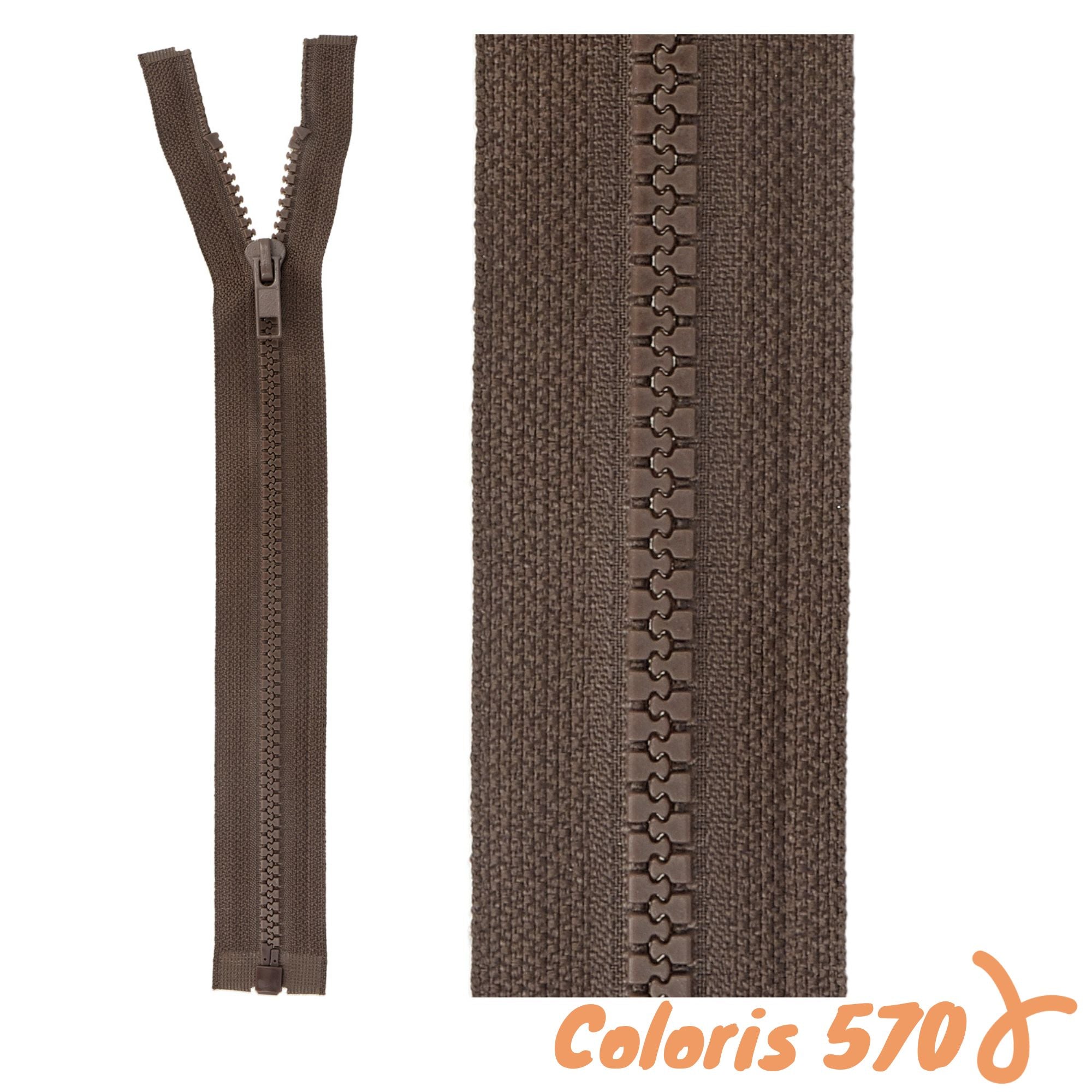 Zip séparable - 85 cm