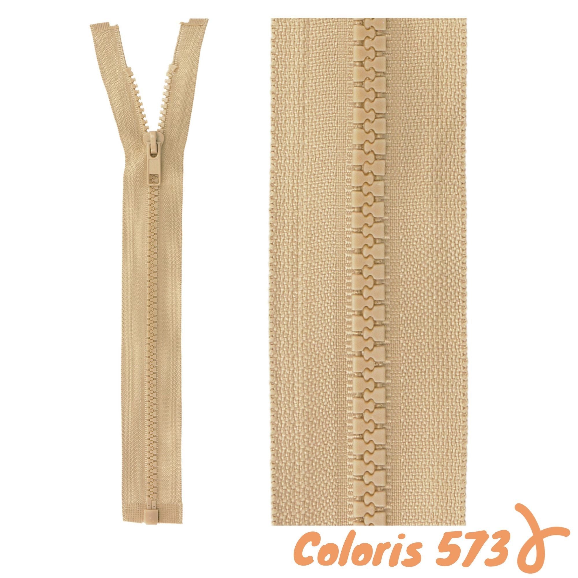 Zip séparable - 55 cm