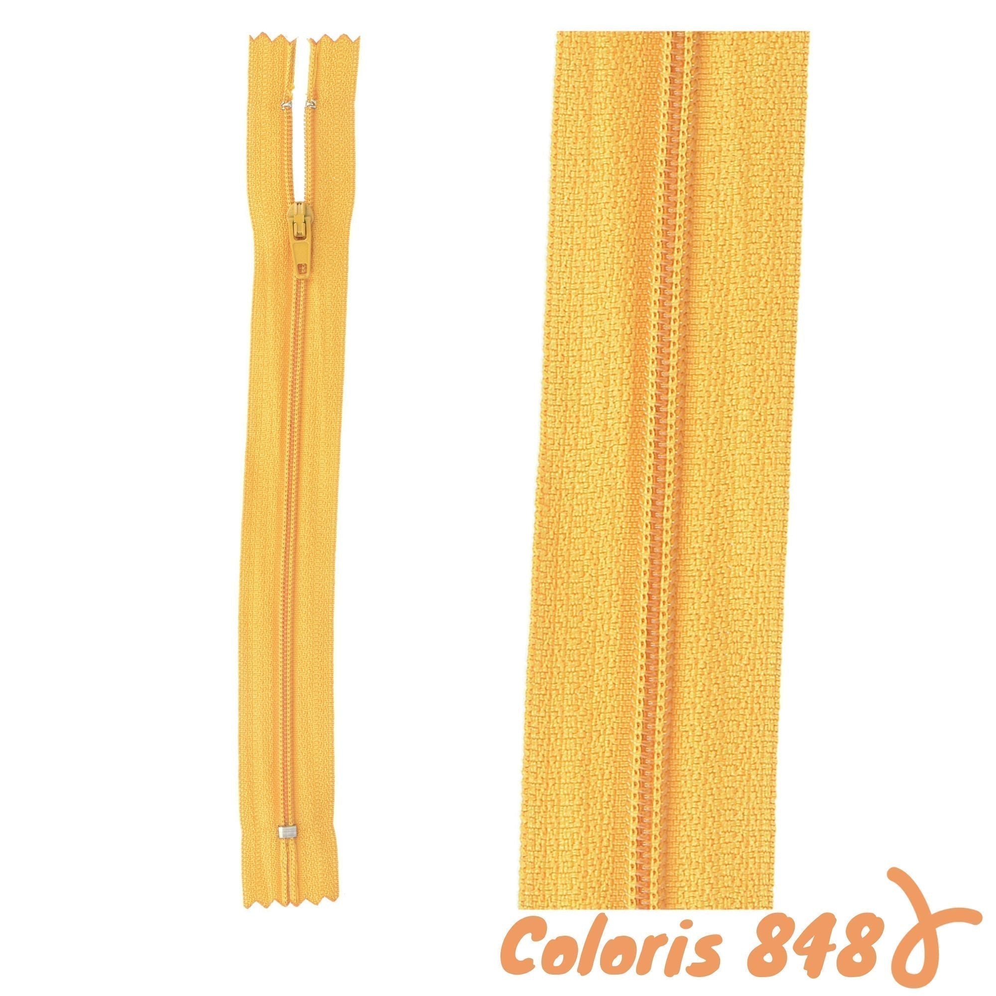 Zip non-séparable - 60 cm