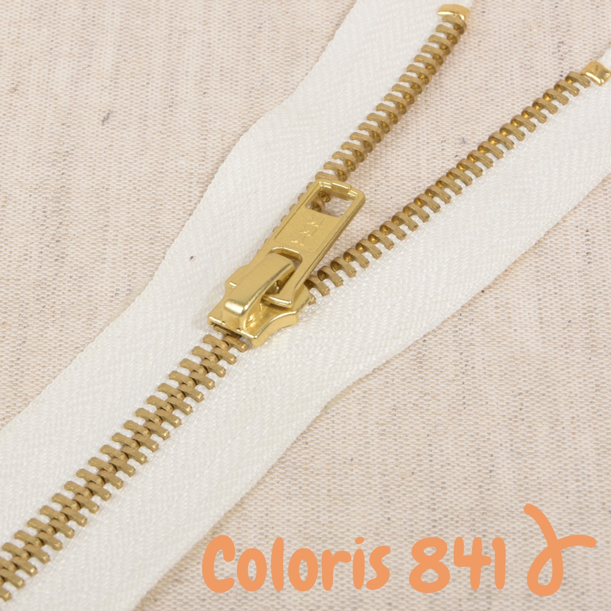 Zip métal séparable - 85 cm