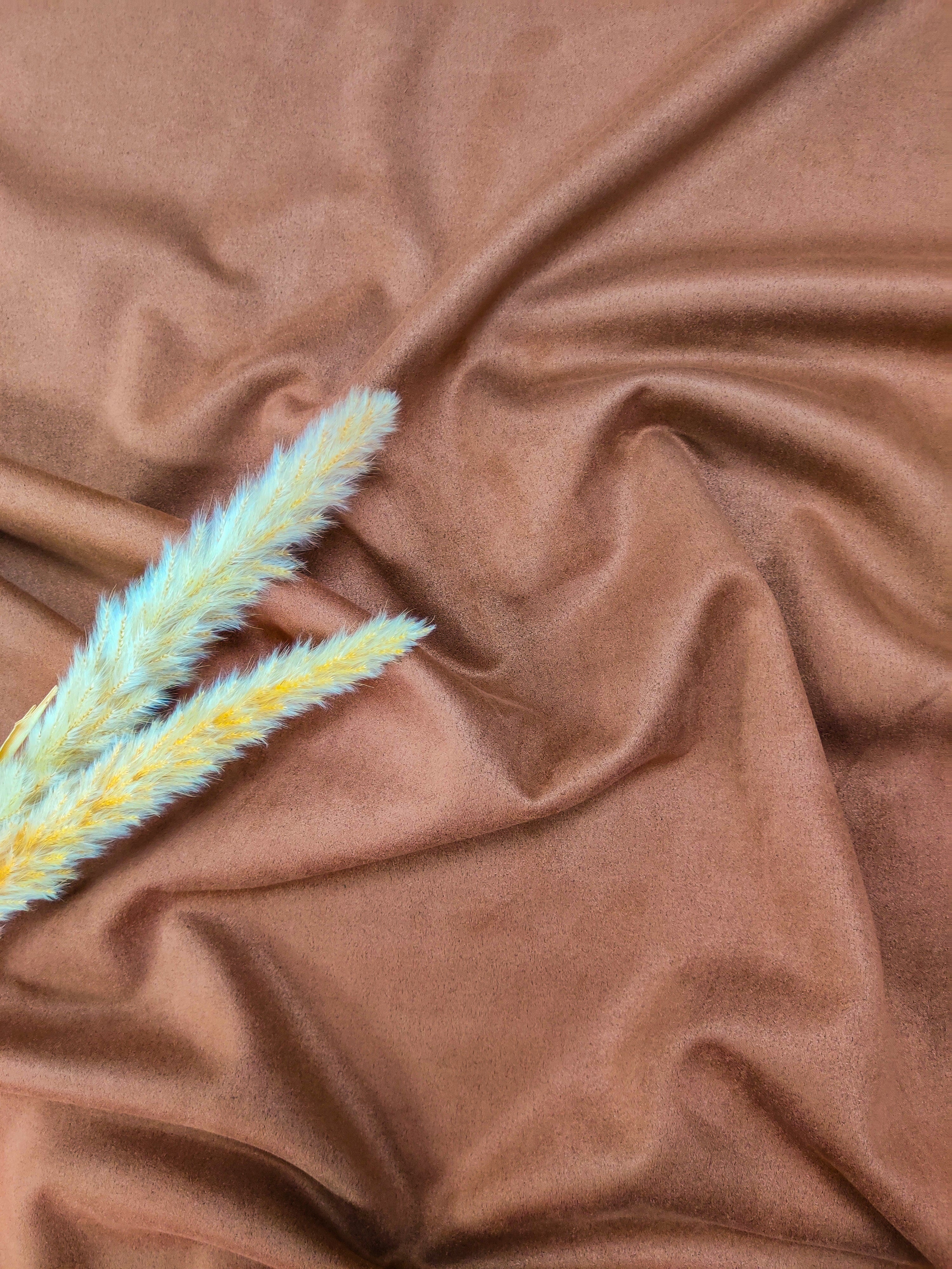 Suédine stretch - Cognac