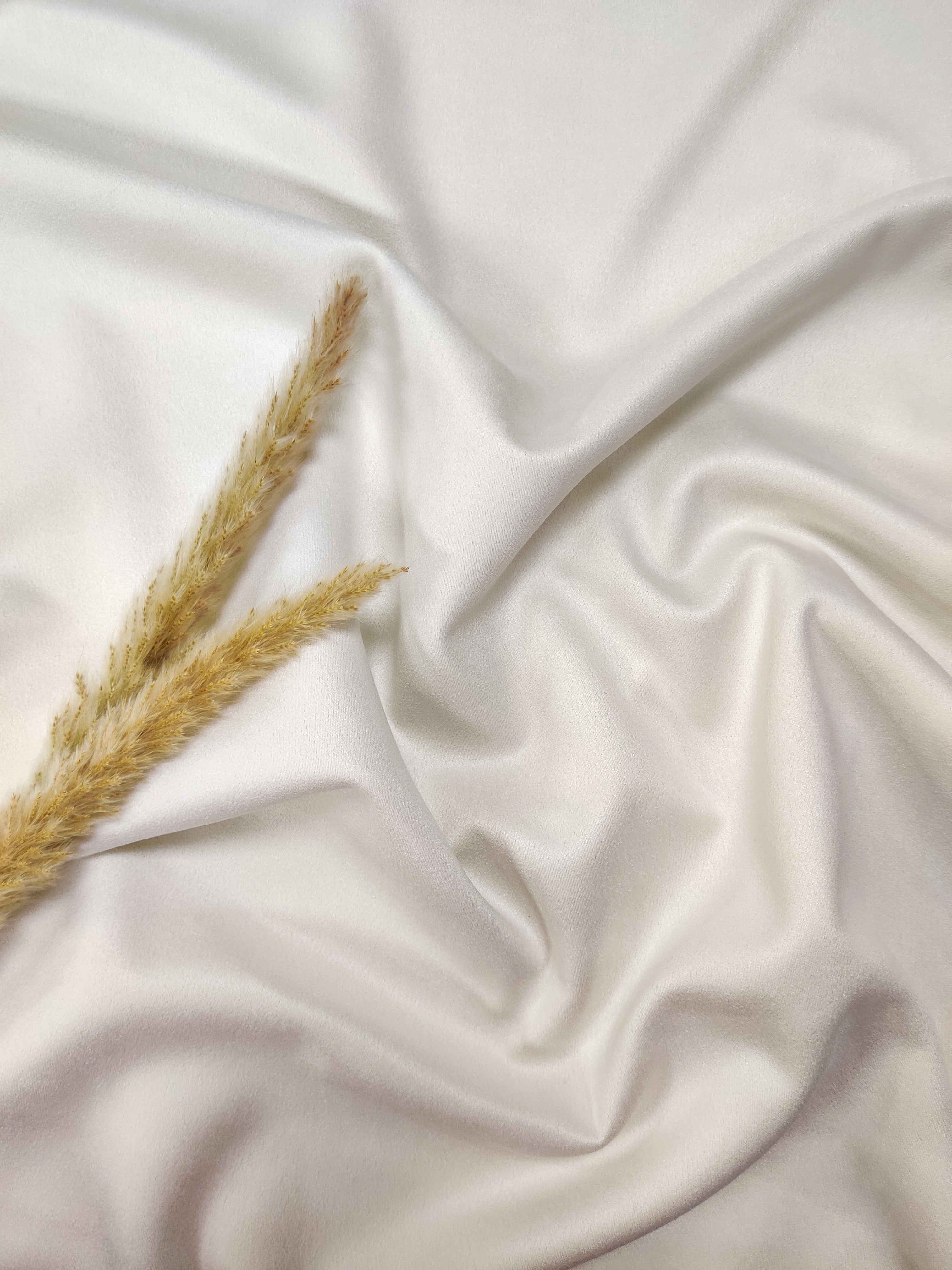 Suédine stretch - Ecru