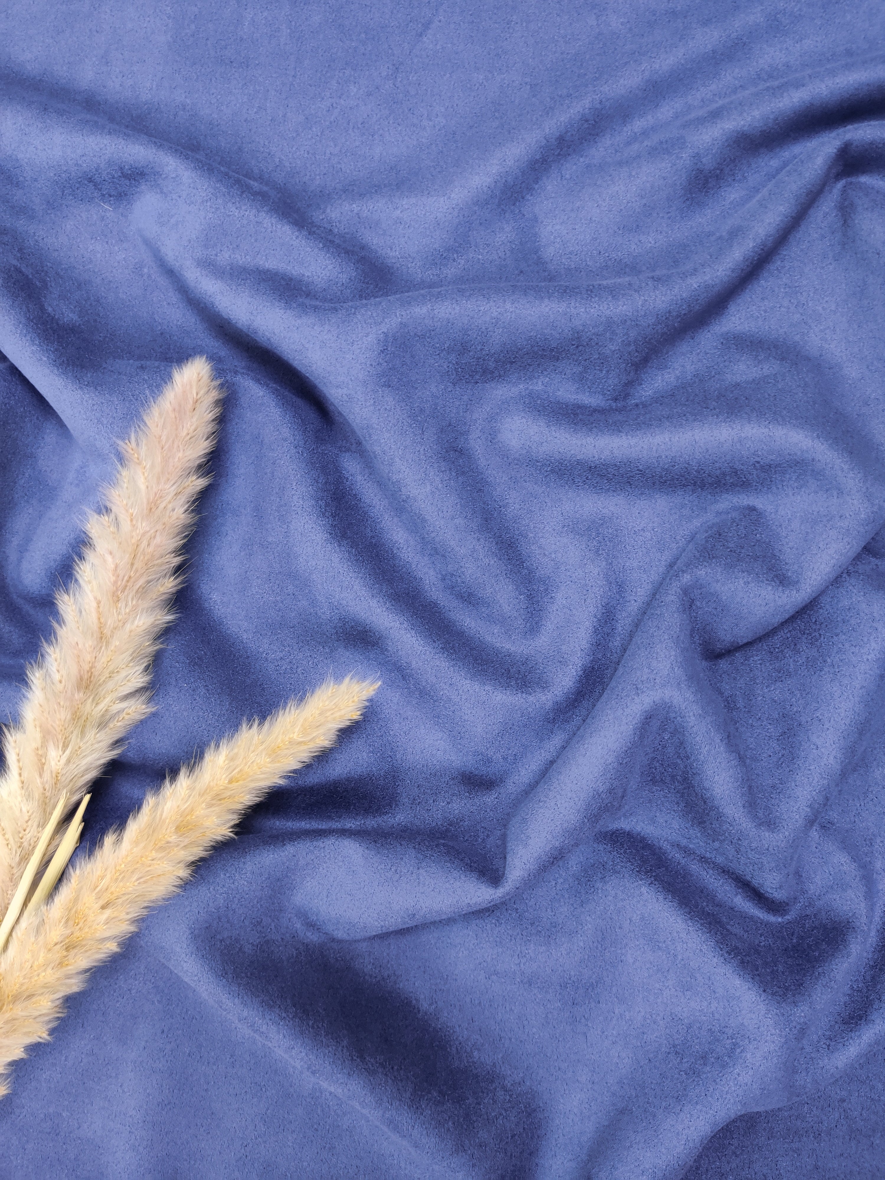 Suédine stretch - Bleu jeans