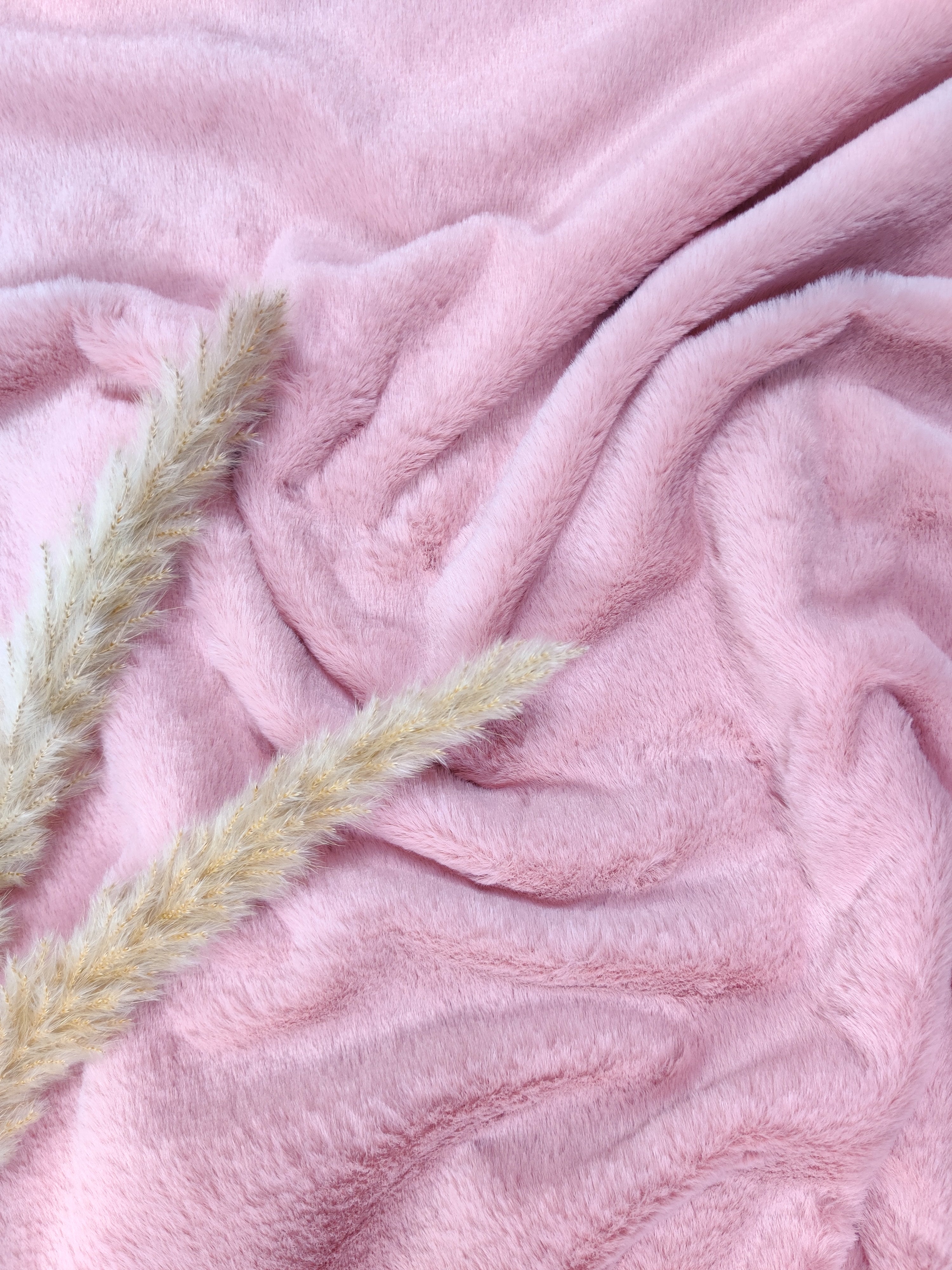 Fausse fourrure hyper douce - Rose