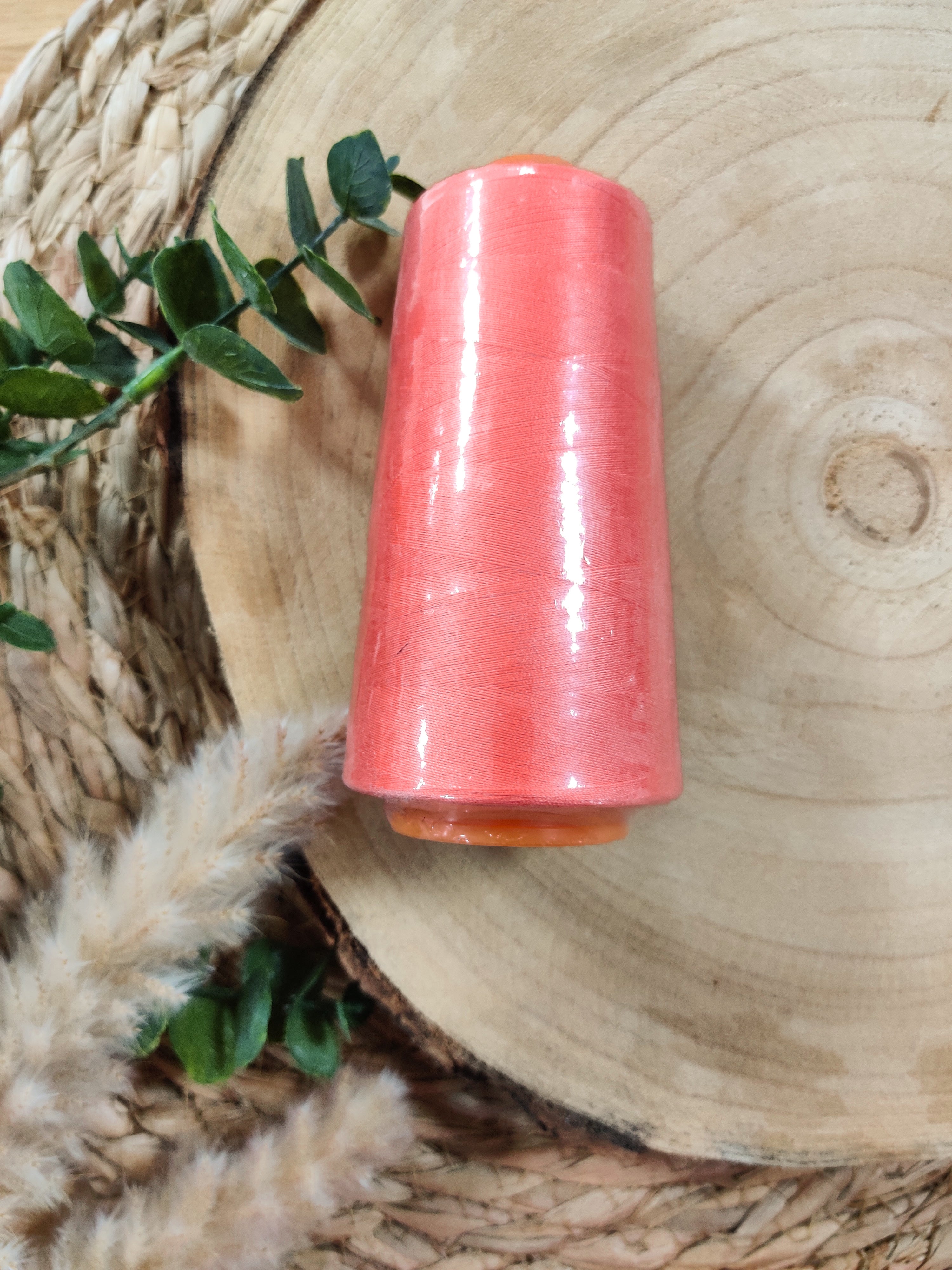 Fil cône 3000 m - Rose corail