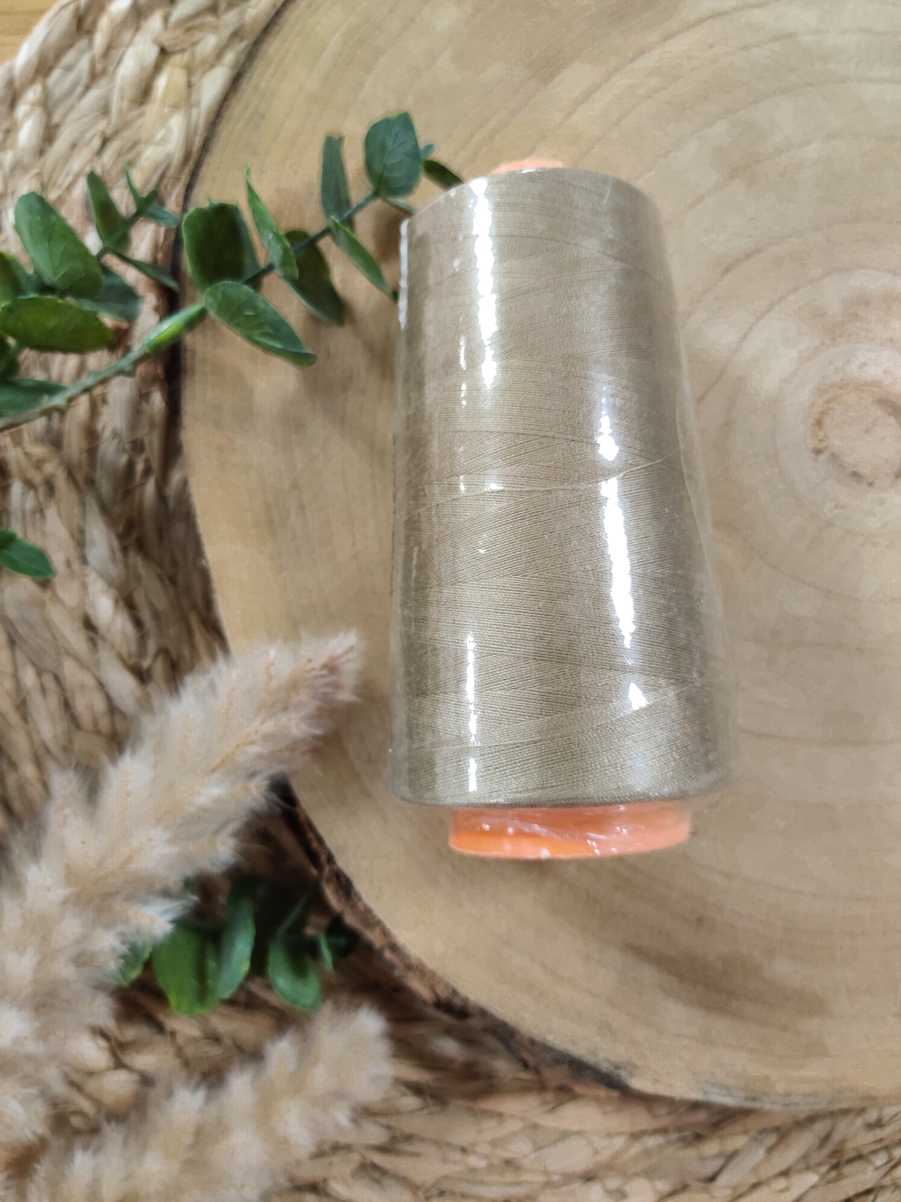 Fil cône 3000 m - Taupe