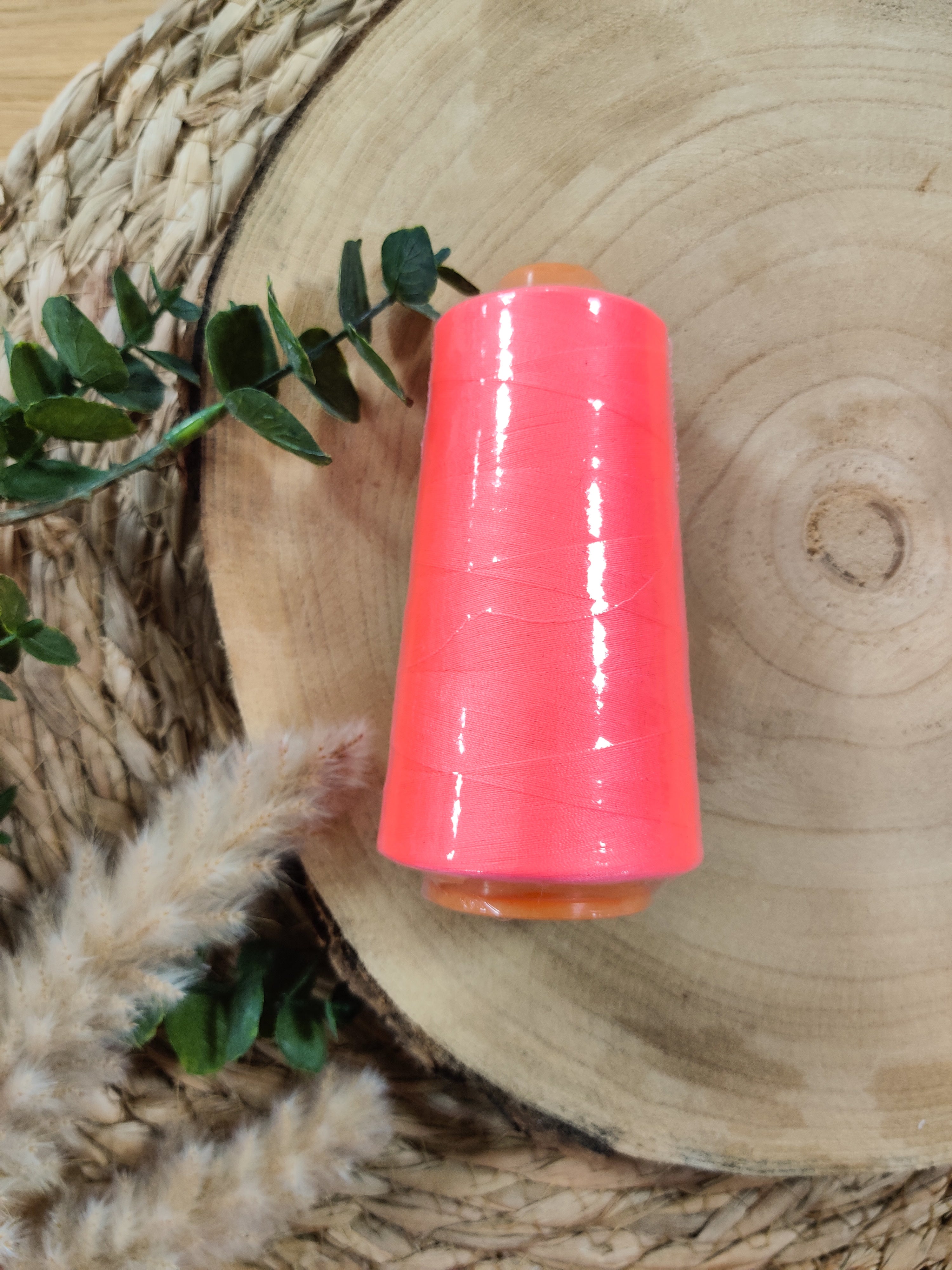 Fil cône 3000 m - Rose fluo