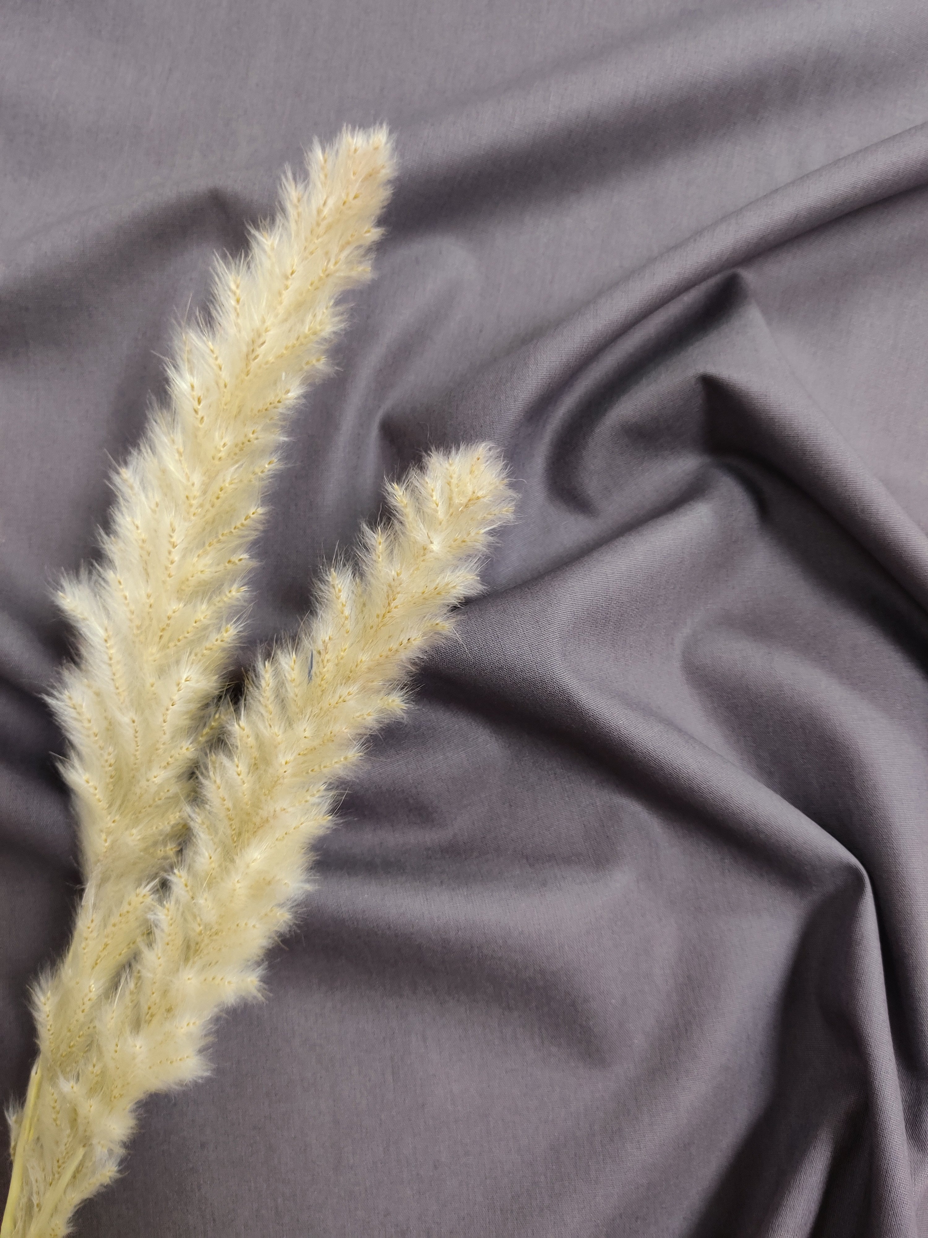 Popeline de Coton - gris anthracite