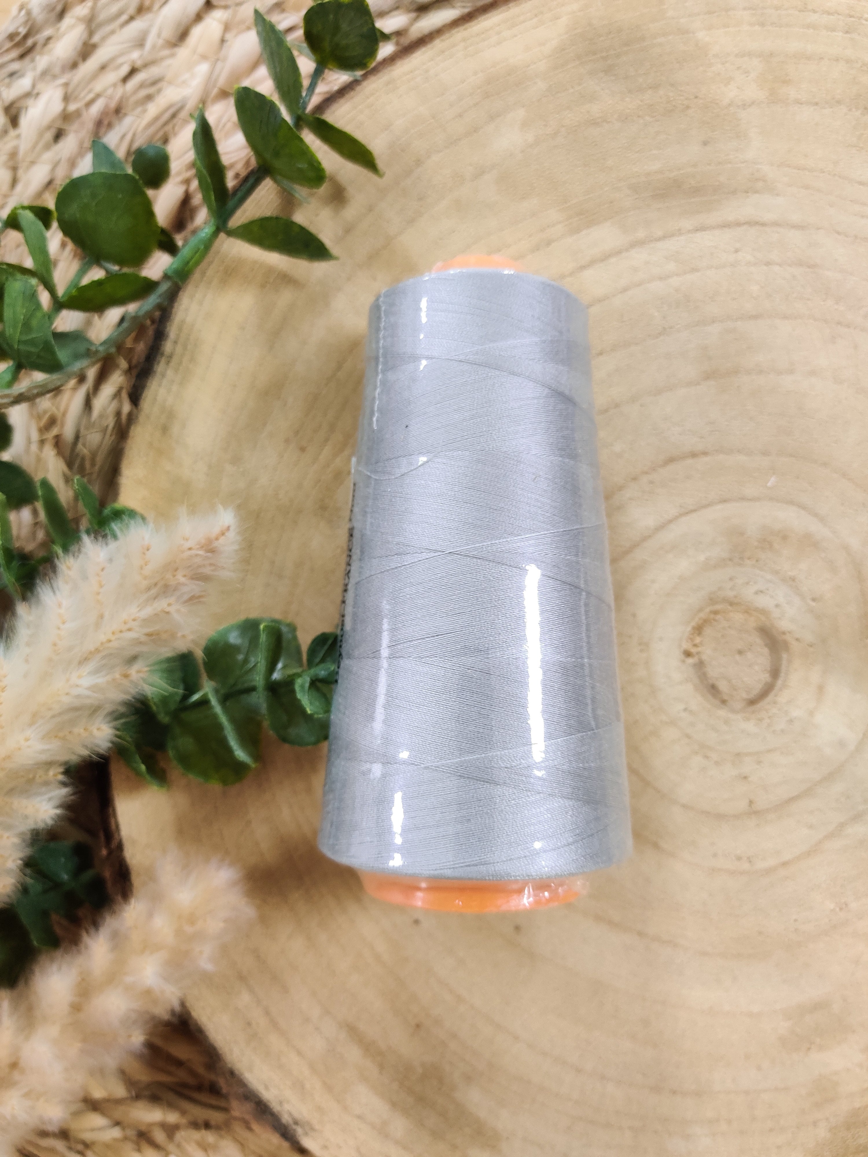 Fil cône 3000 m - Gris clair