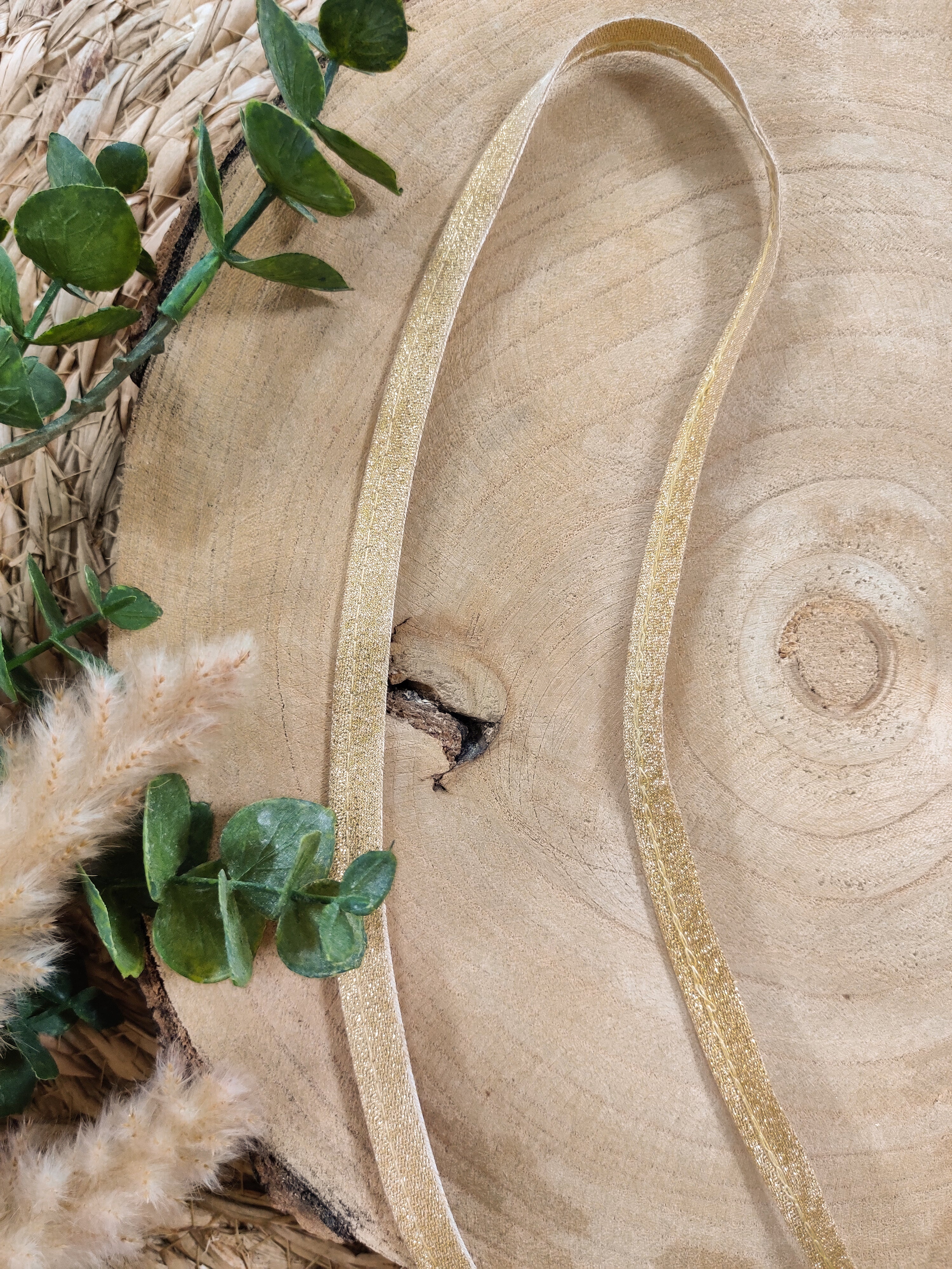 Passepoil doré lurex