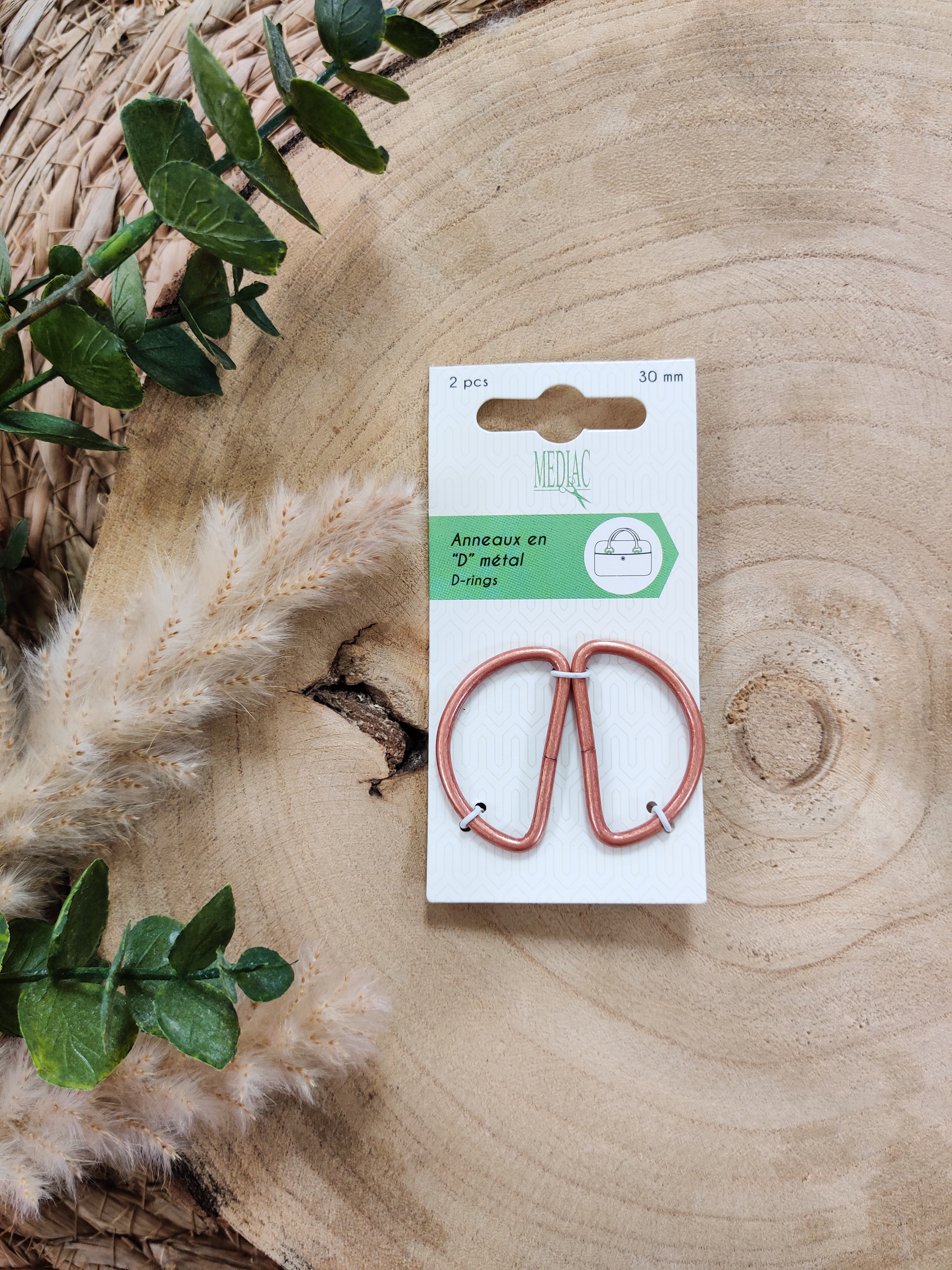 Anneaux demi-lunes pour sacs