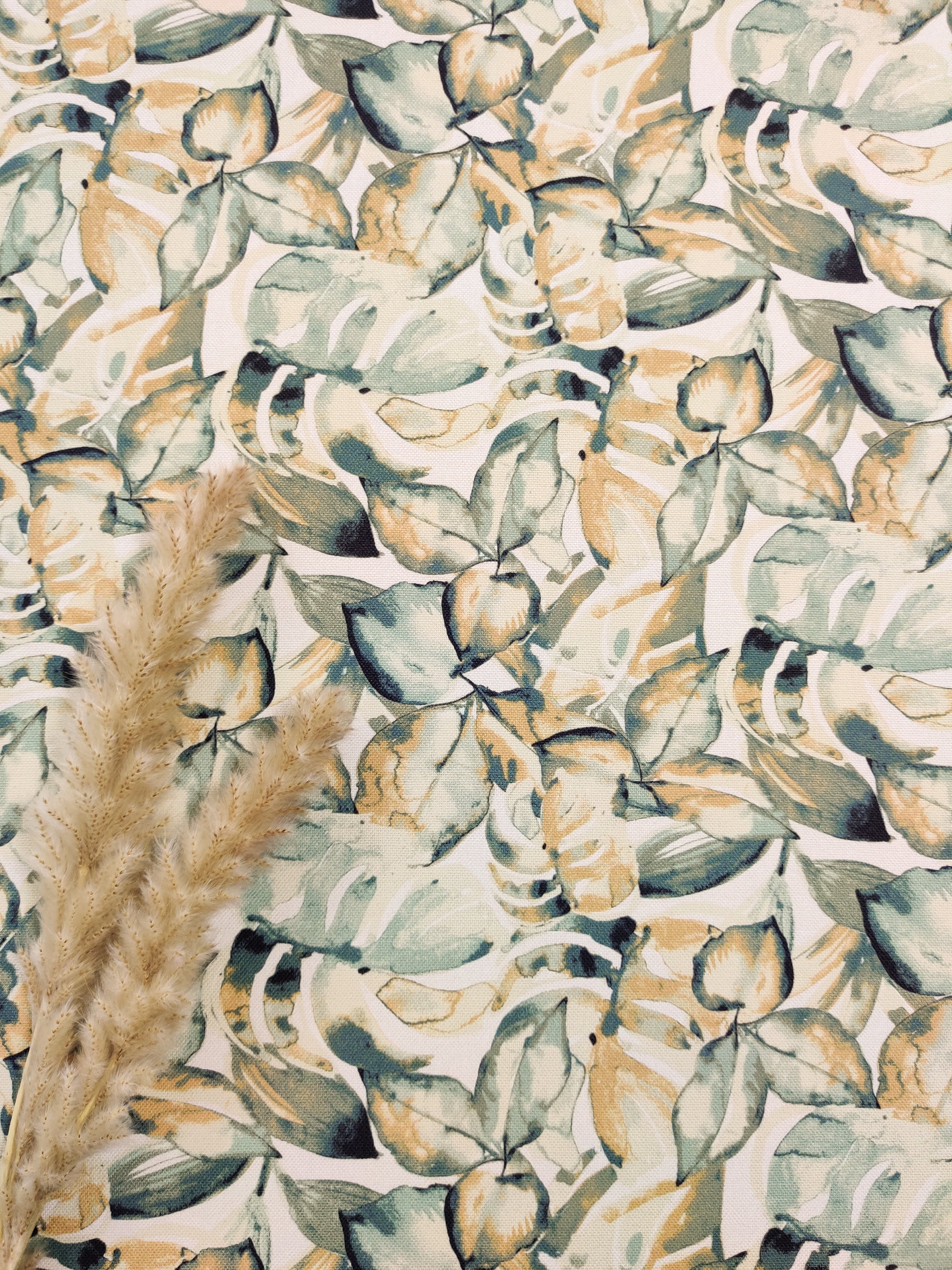 Canevas vert sauge - Doux monstera