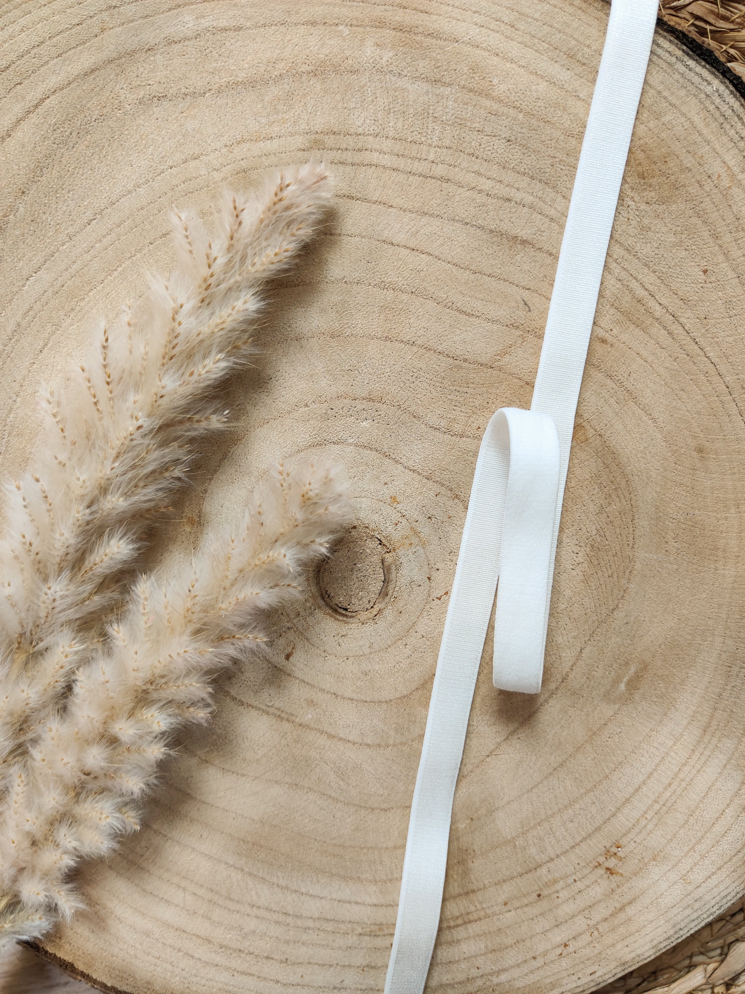 Elastique à bretelles pour soutien-gorge 10 mm - Ecru