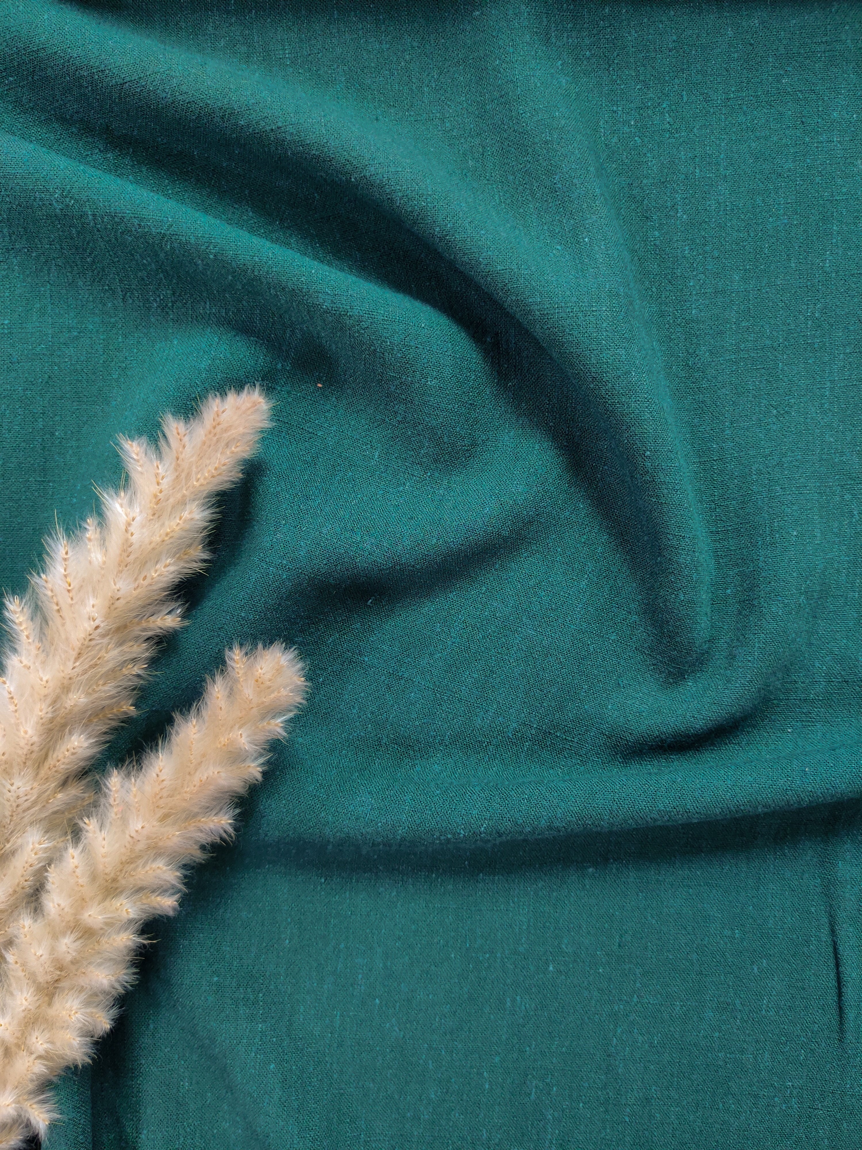 Lin viscose - Vert forêt