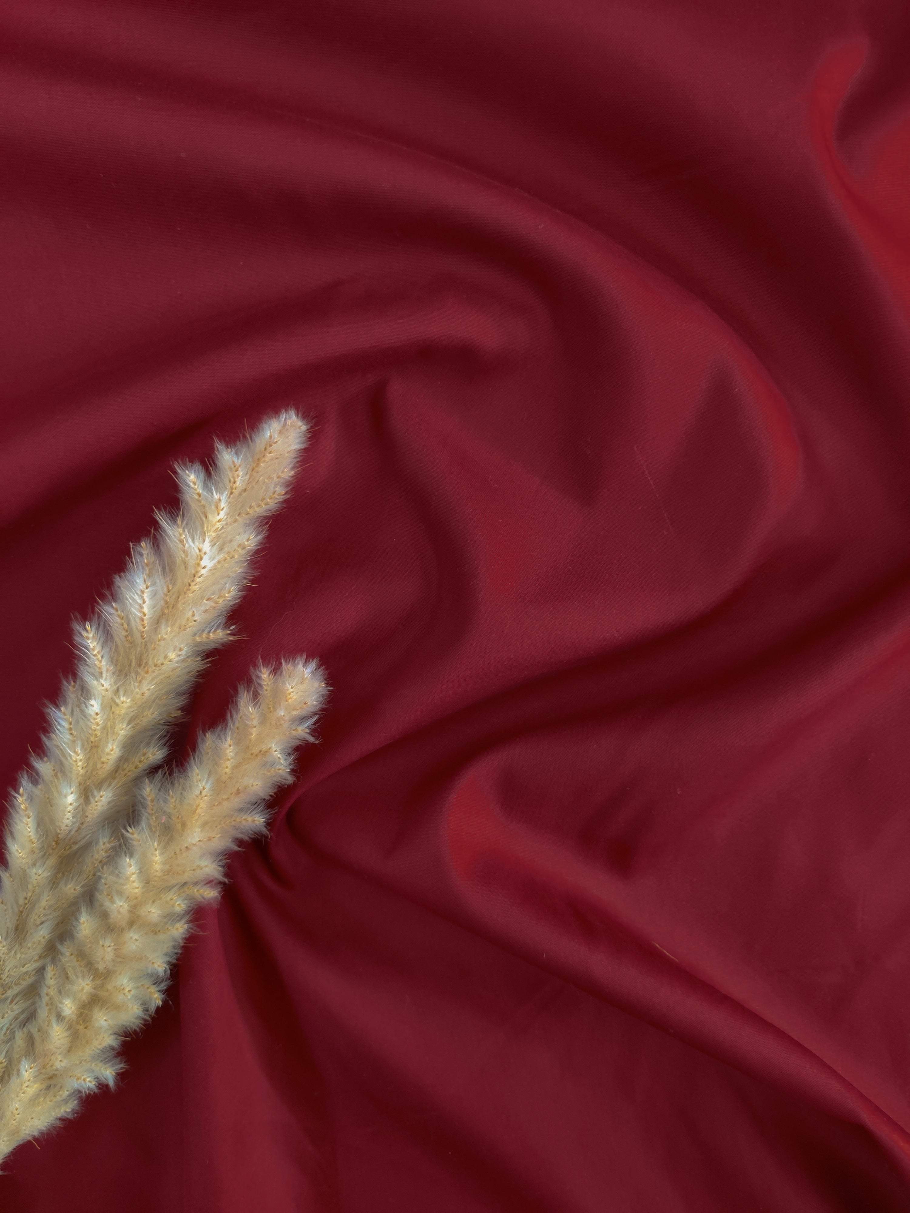 Popeline de Coton - Bordeaux