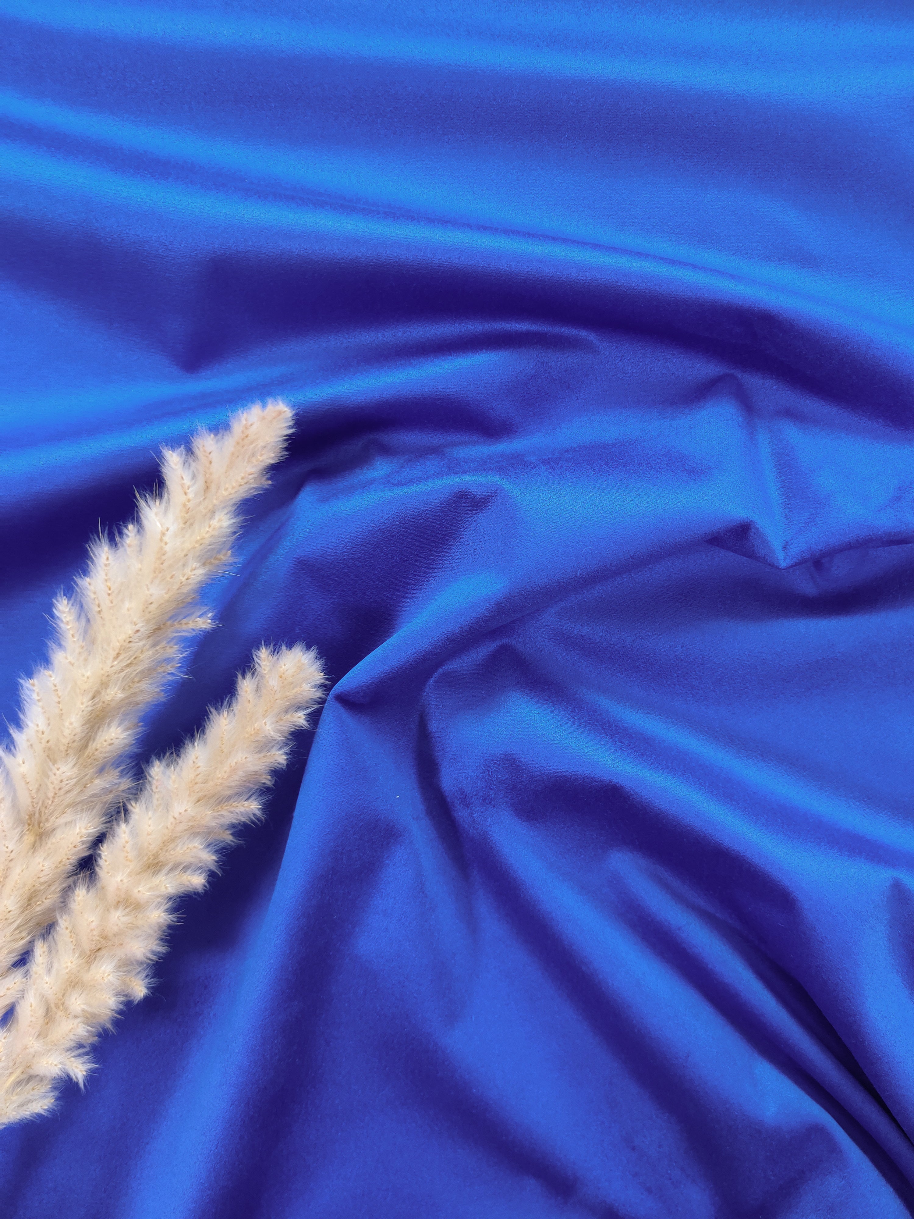 Suédine stretch - Bleu roi pétant