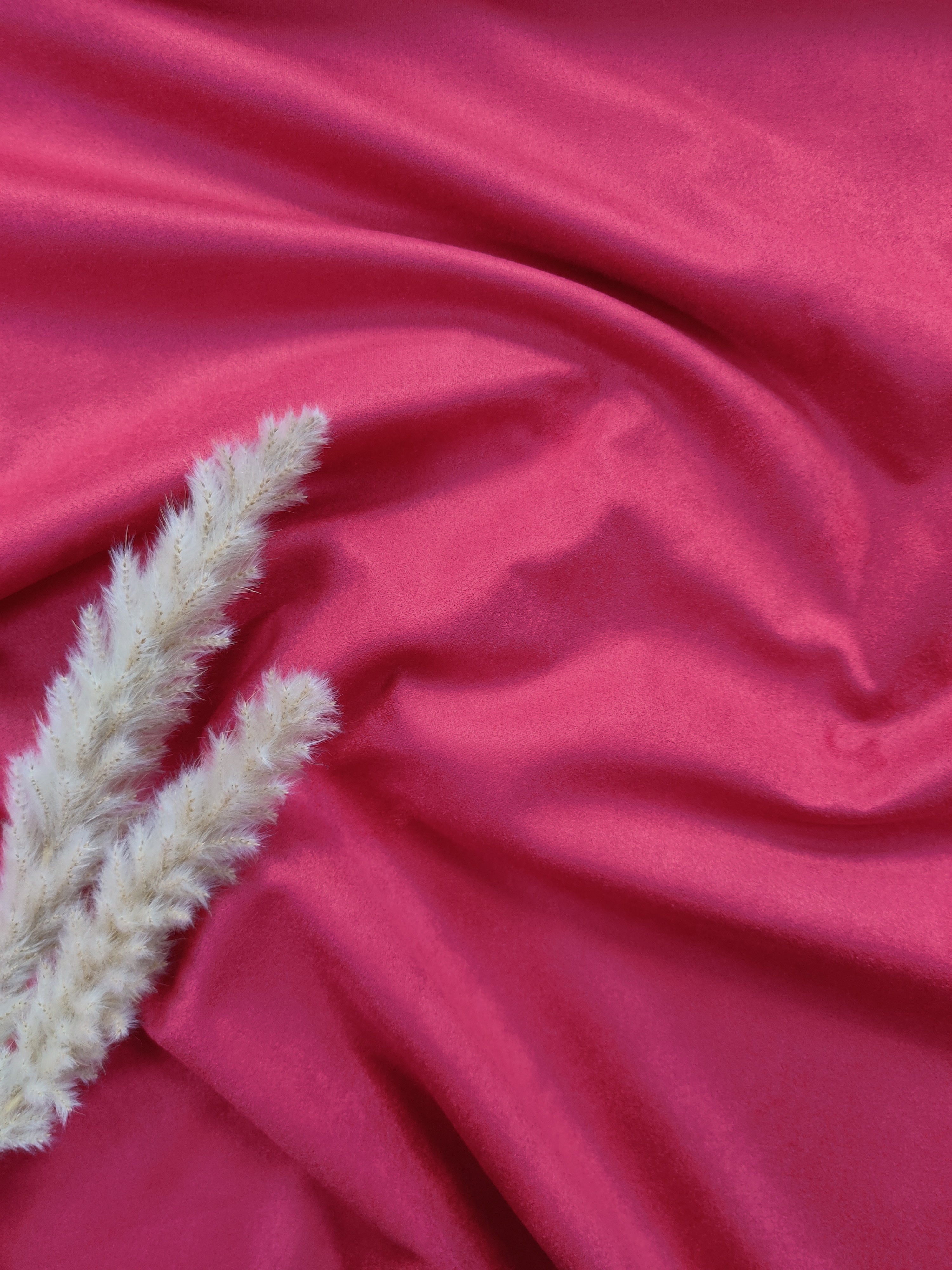 Suédine stretch - Framboise