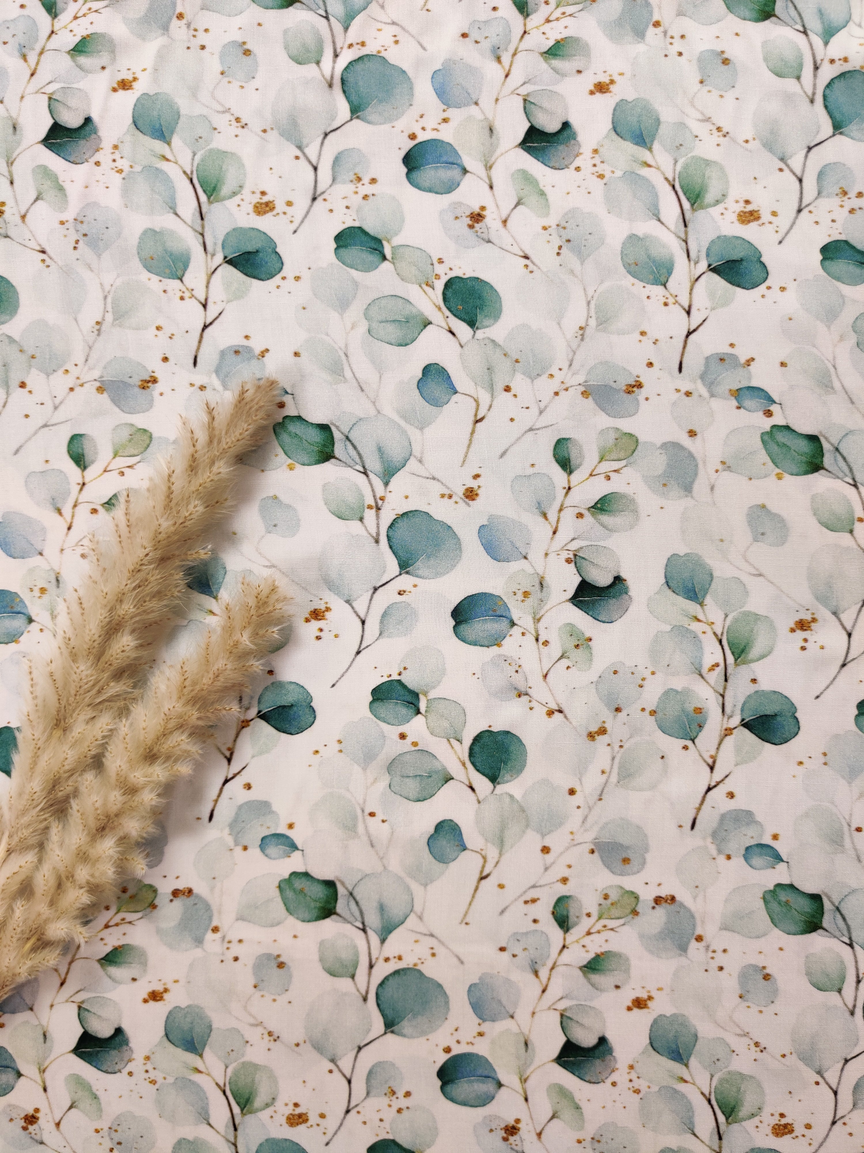 Popeline de viscose écru  - Eucalyptus