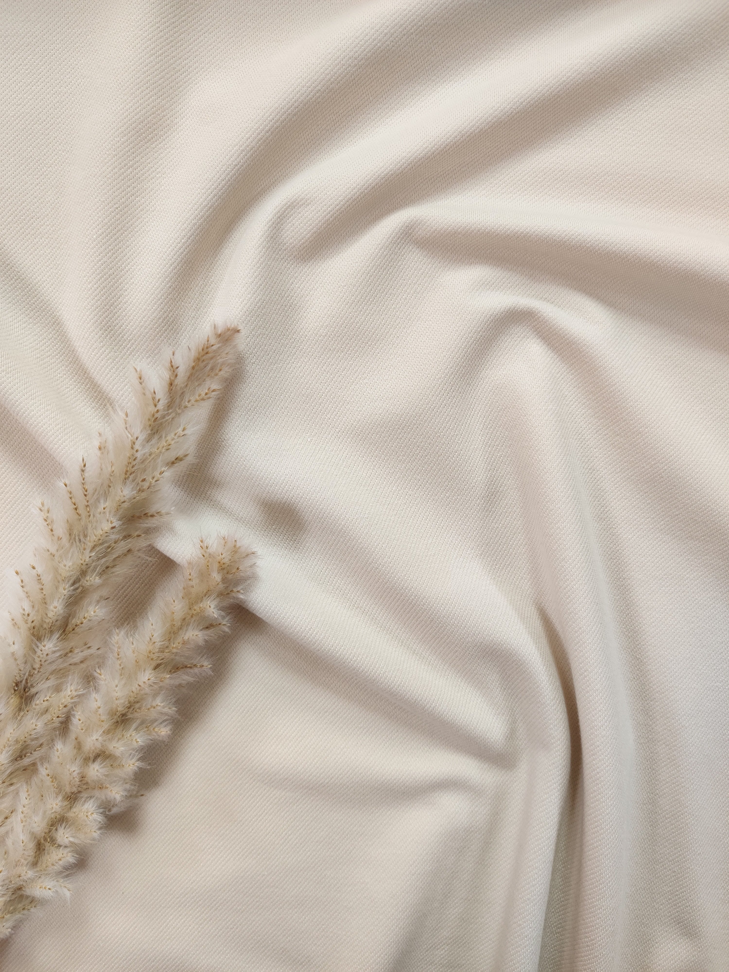 Jersey effet jeans - crème