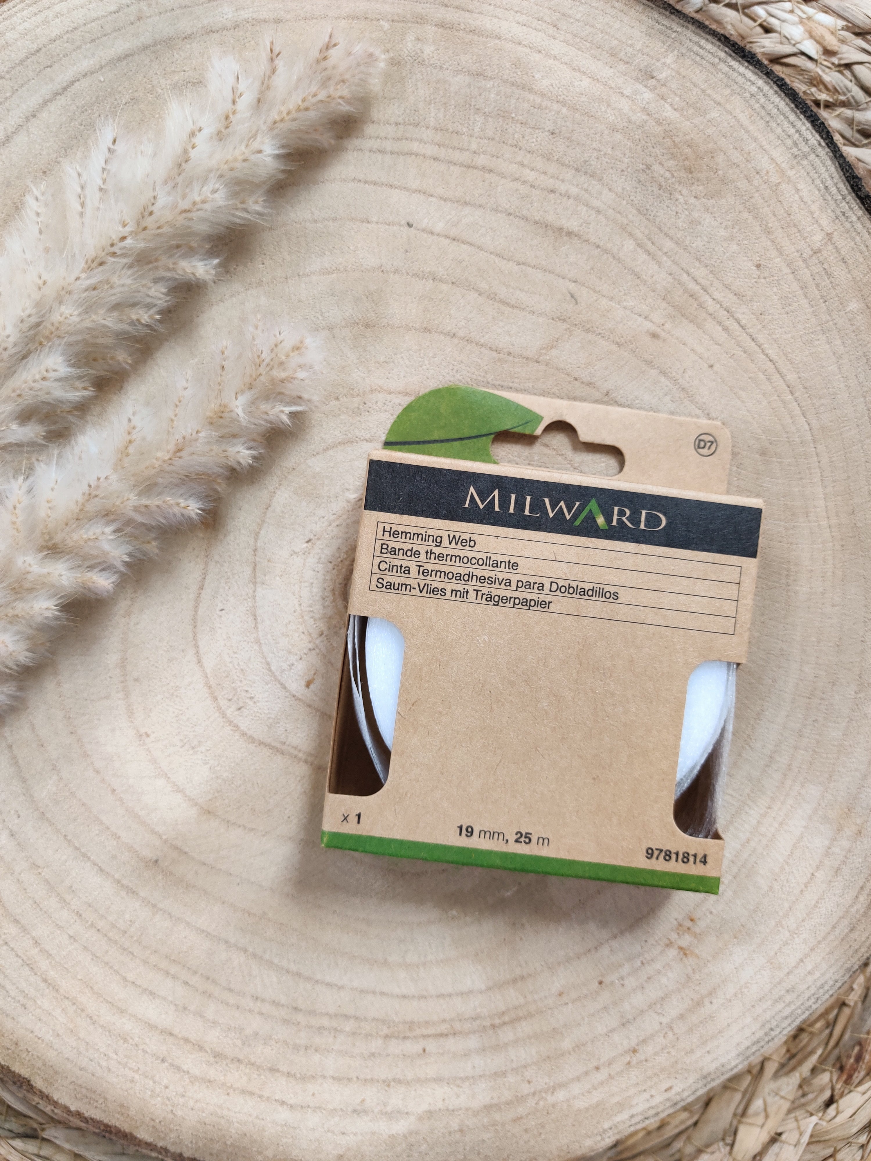 Bande thermocollante 19 mm légère