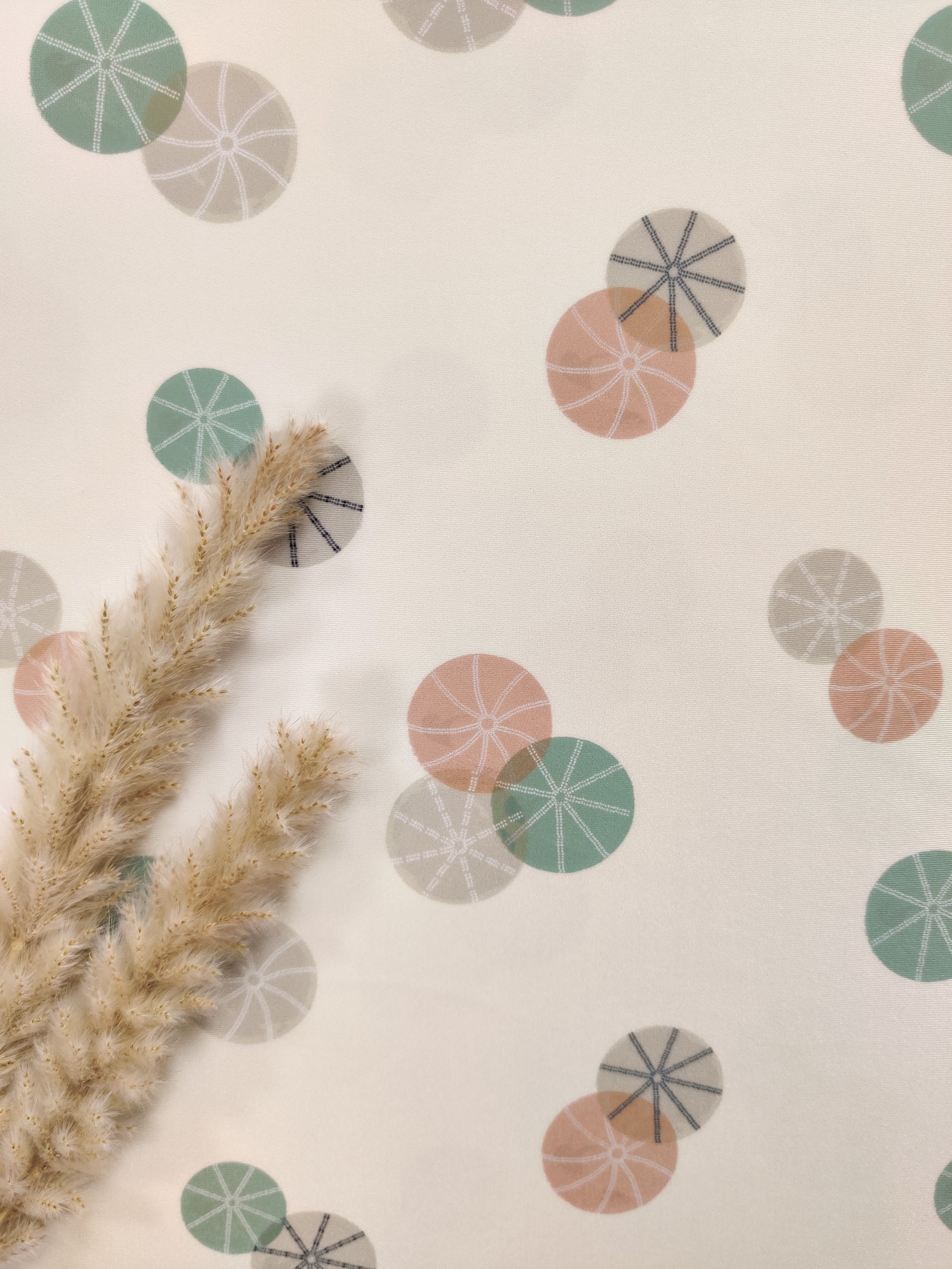 Lycra anti-UV upcyclé crème - Sous les parasols