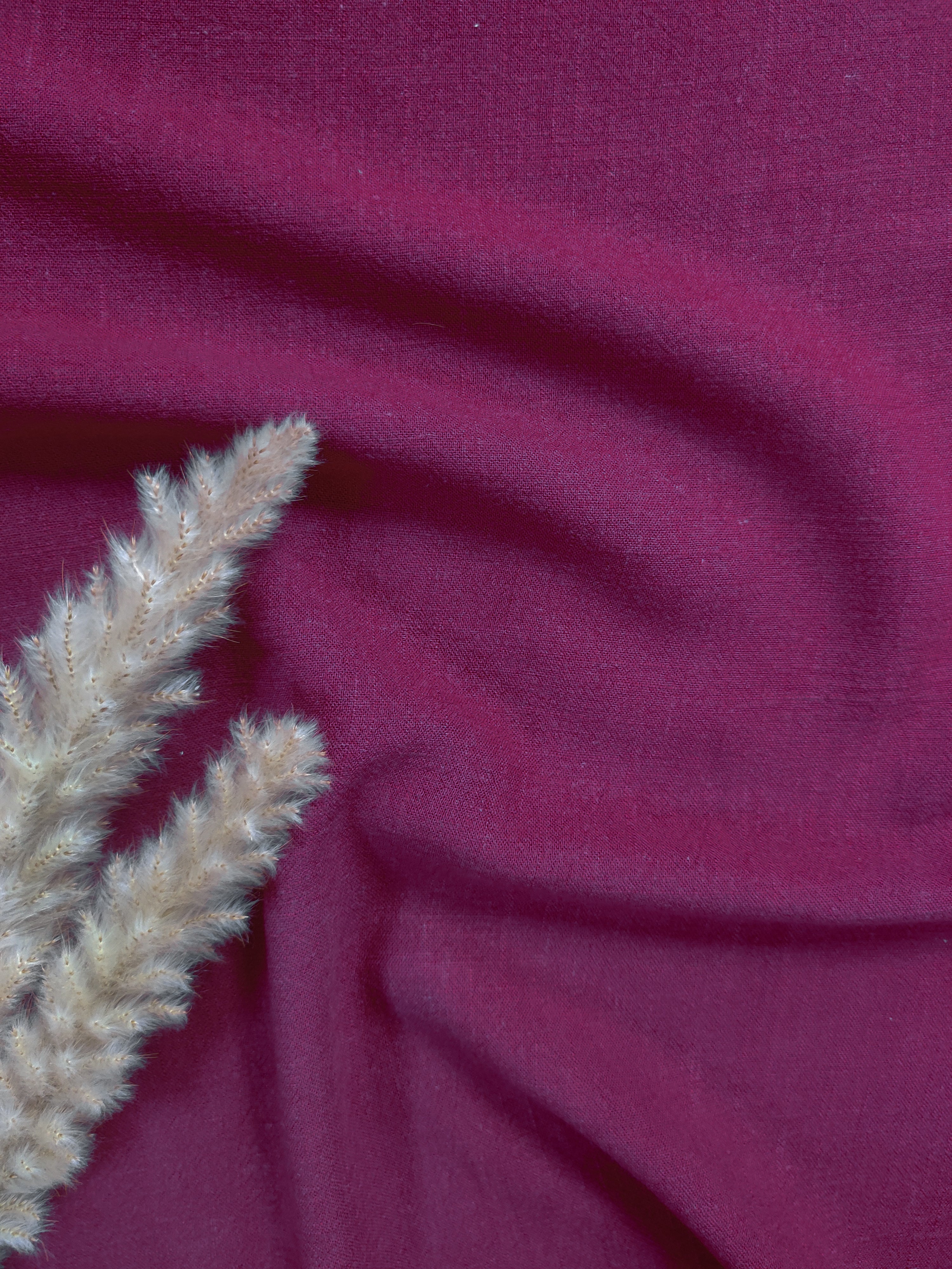 Lin viscose - Cherry