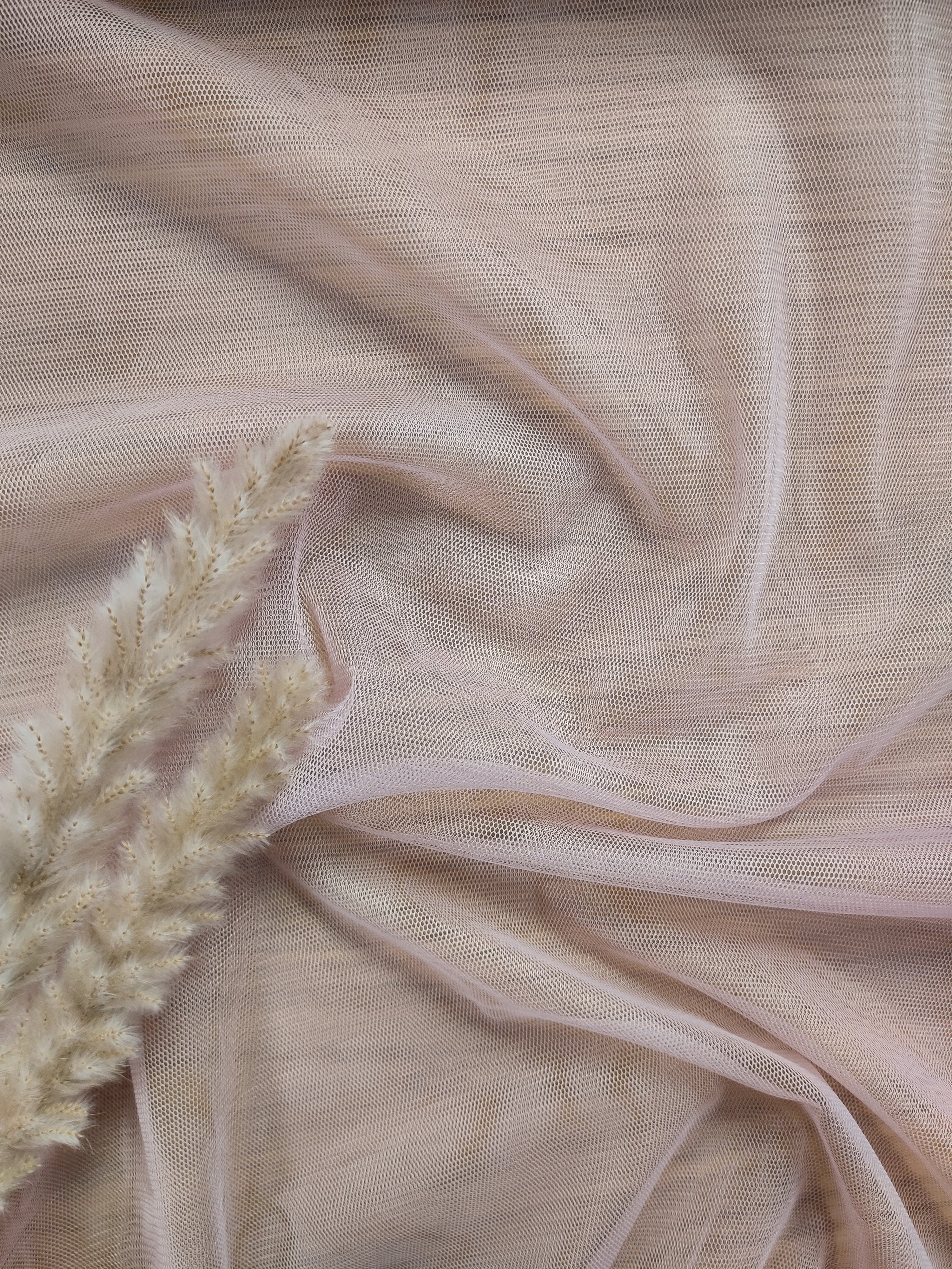 Tulle souple - Vieux rose