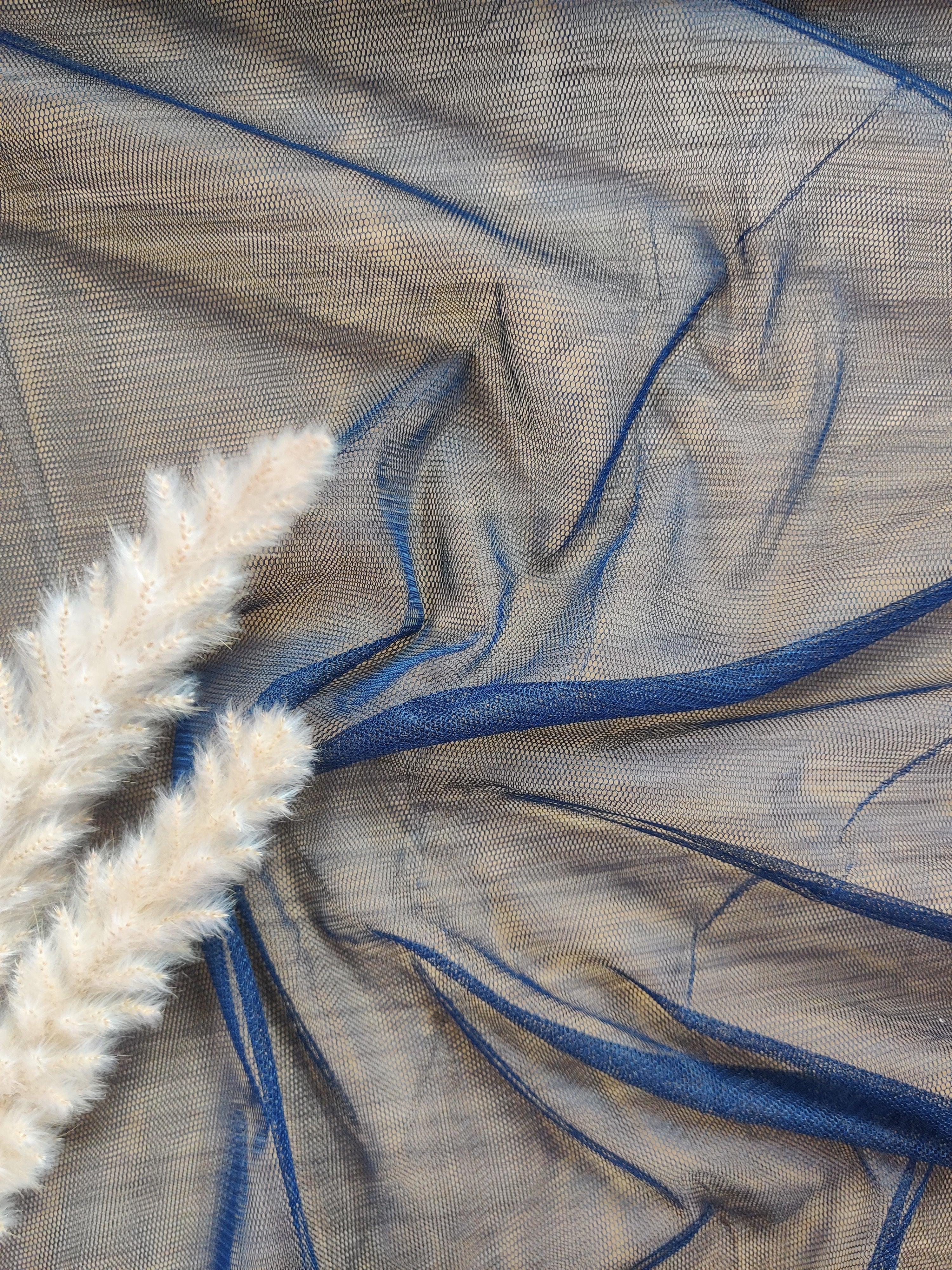 Tulle souple - Bleu marine