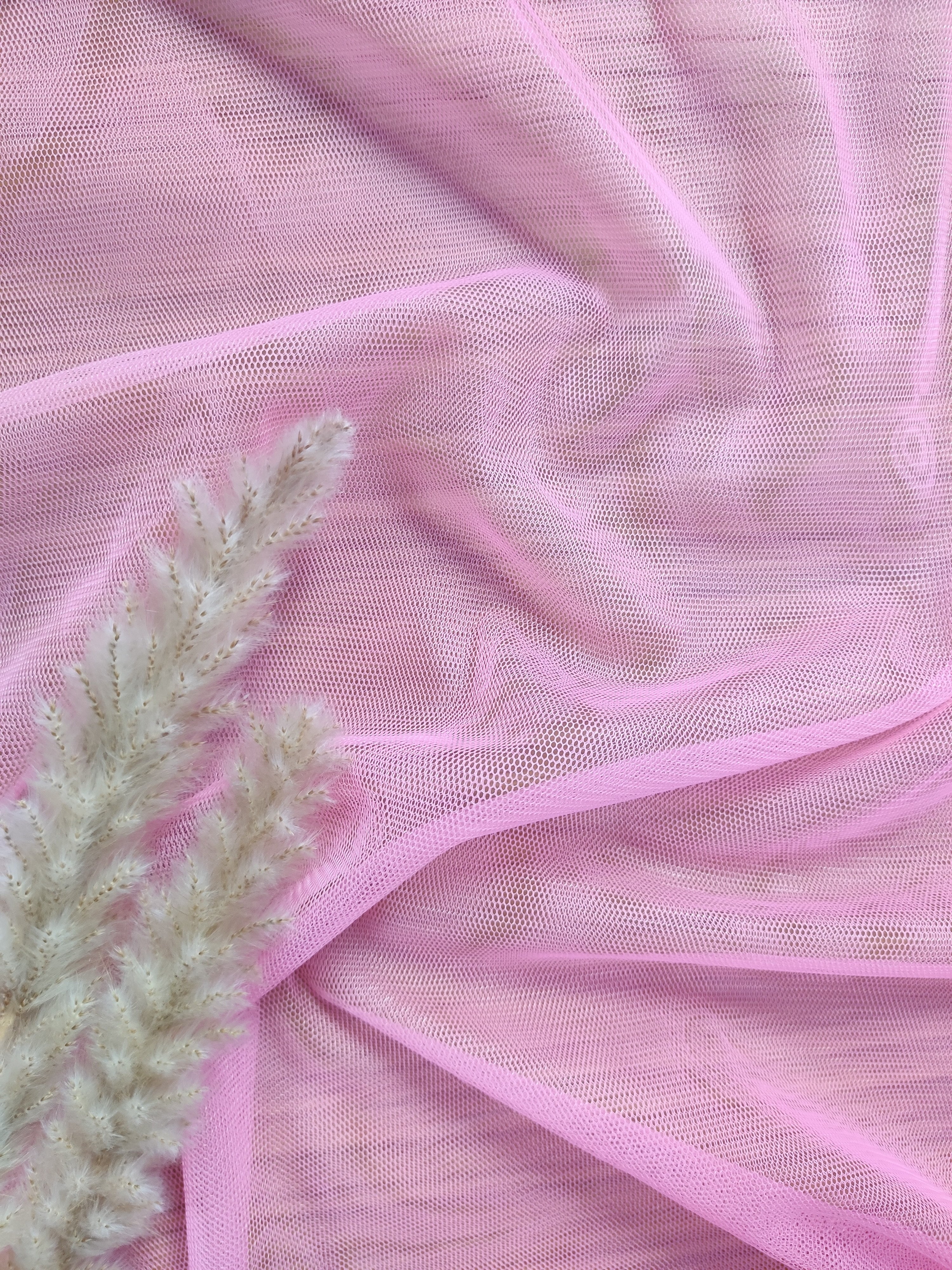 Tulle souple - Rose