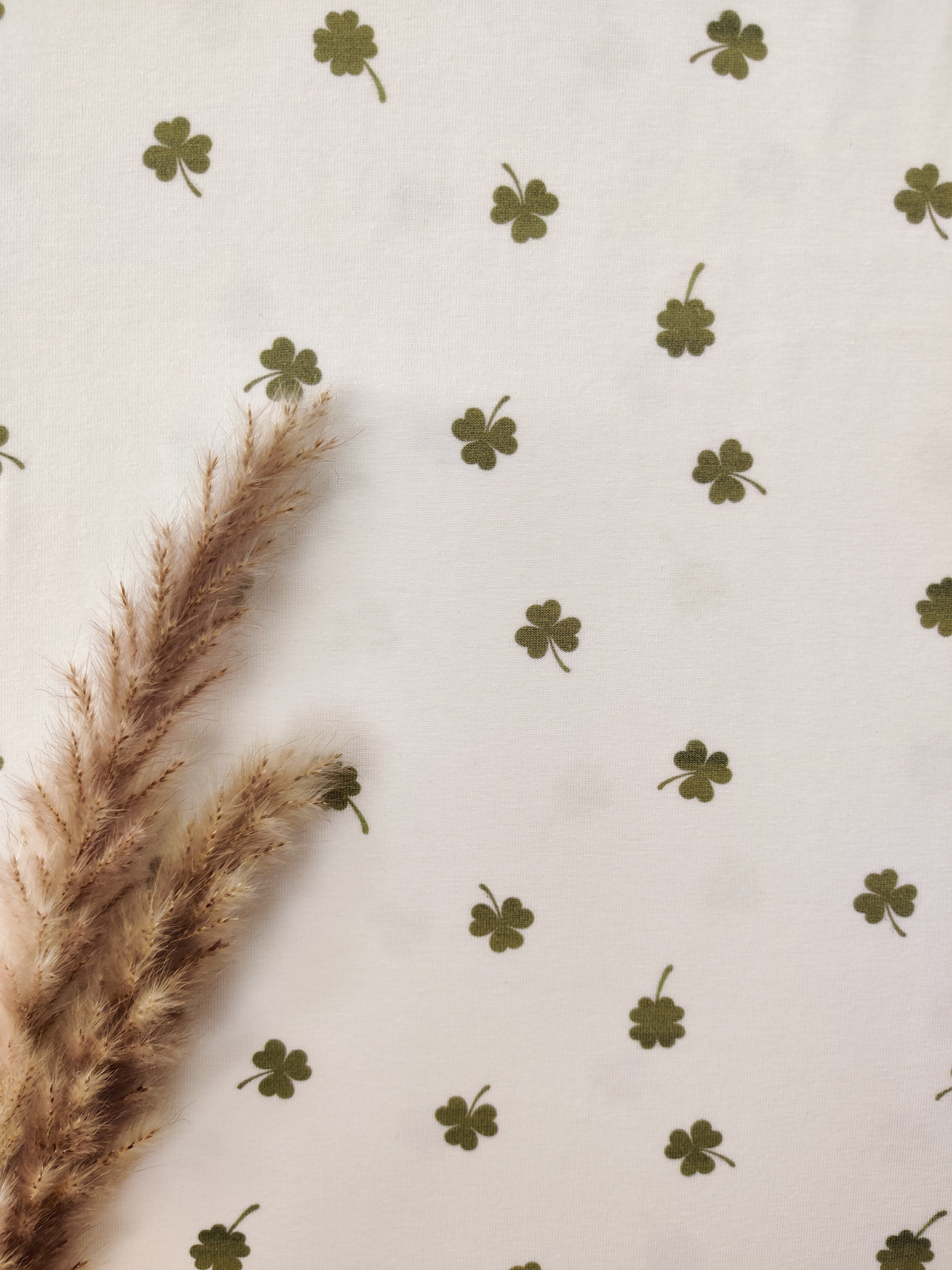 Jersey de coton écru - Où est la chance ?