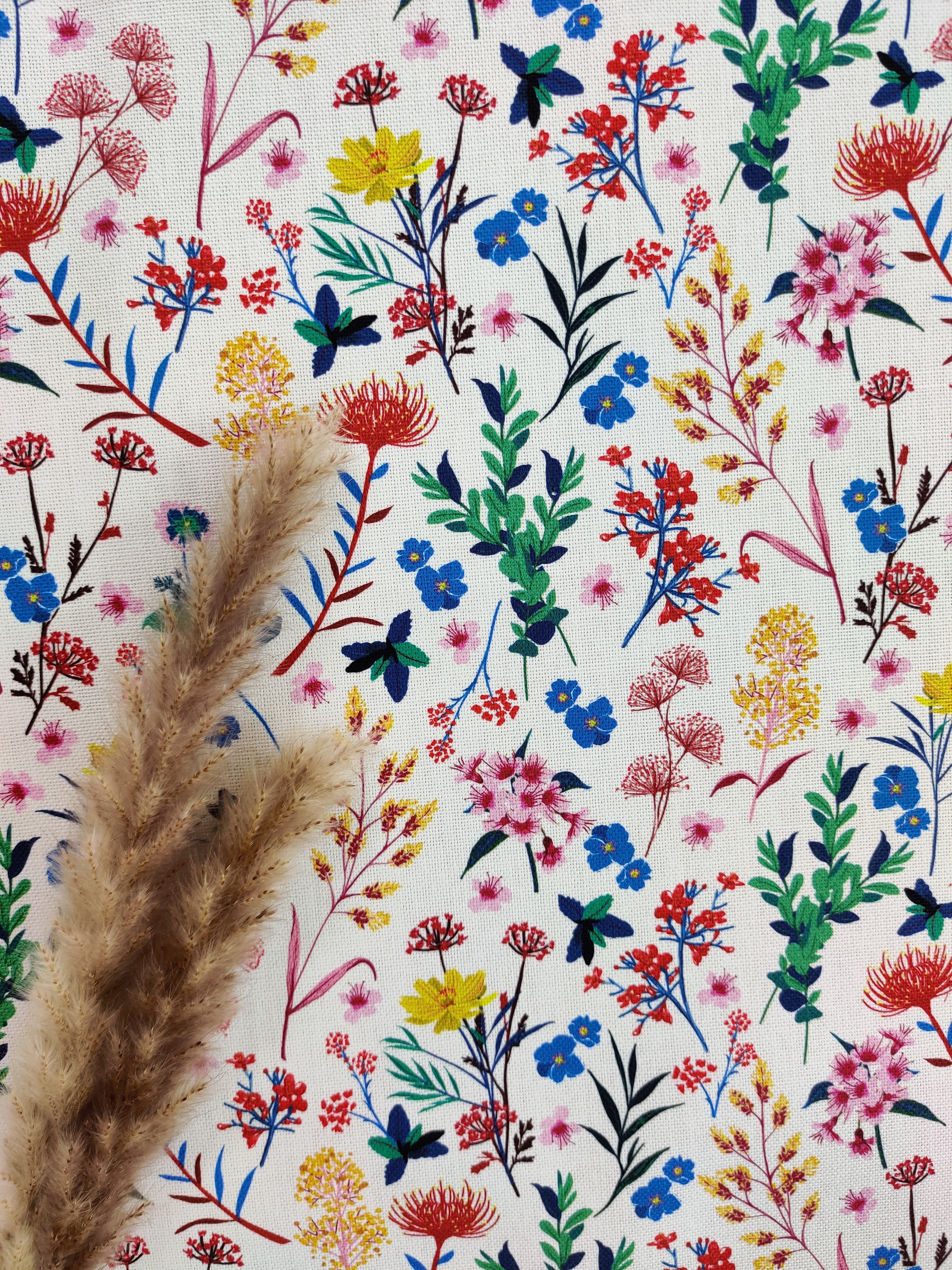 Canevas blanc - Tellement de fleurs