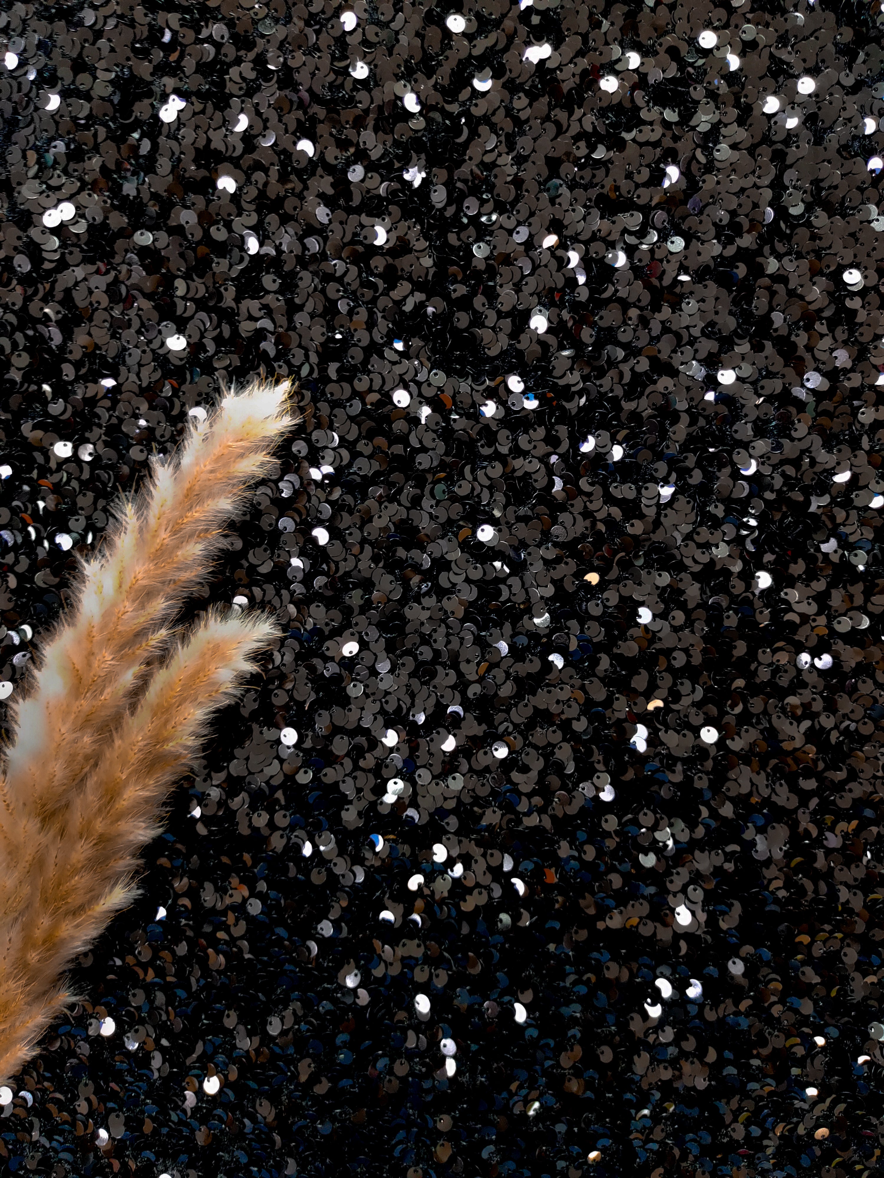 Sequins stretch - Noir