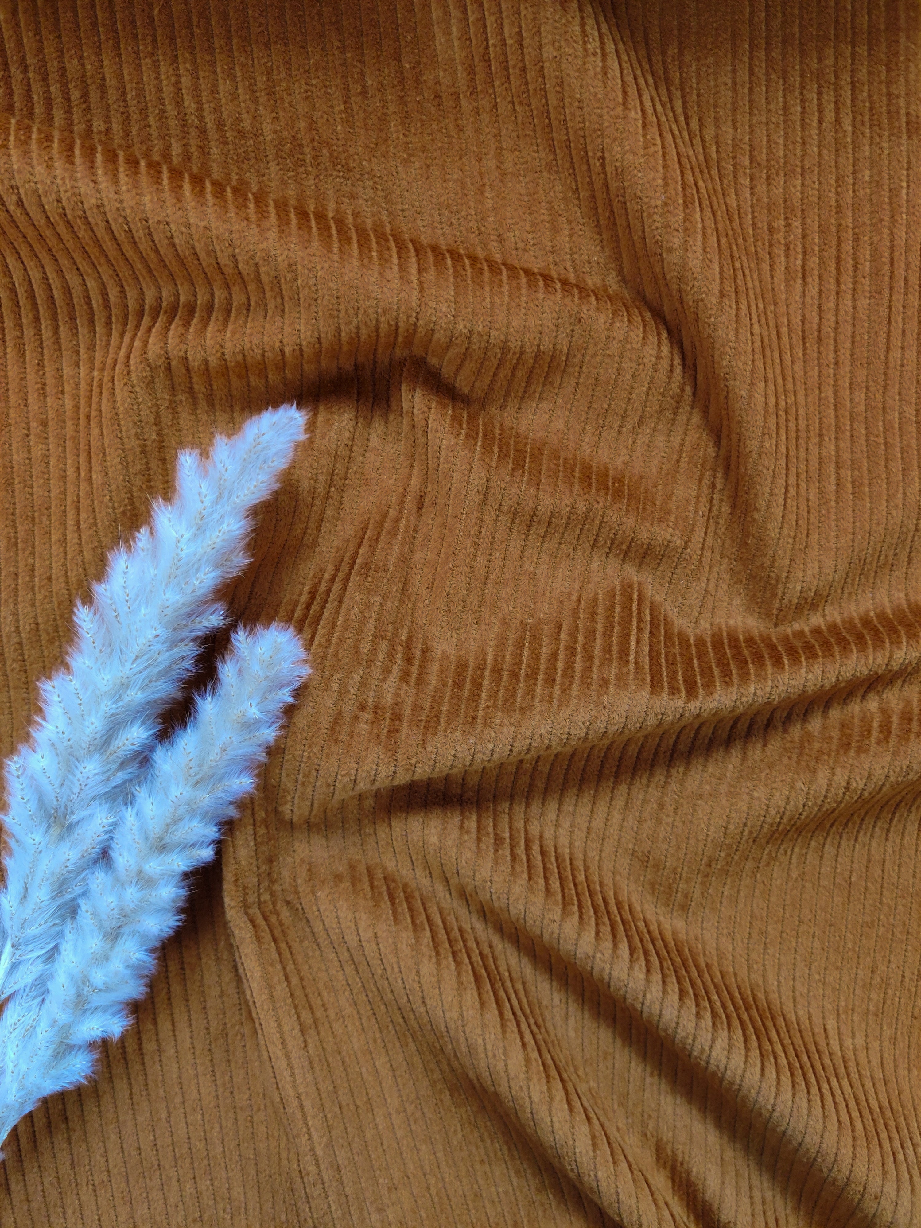 Velours côtelé lavé - Amaretto