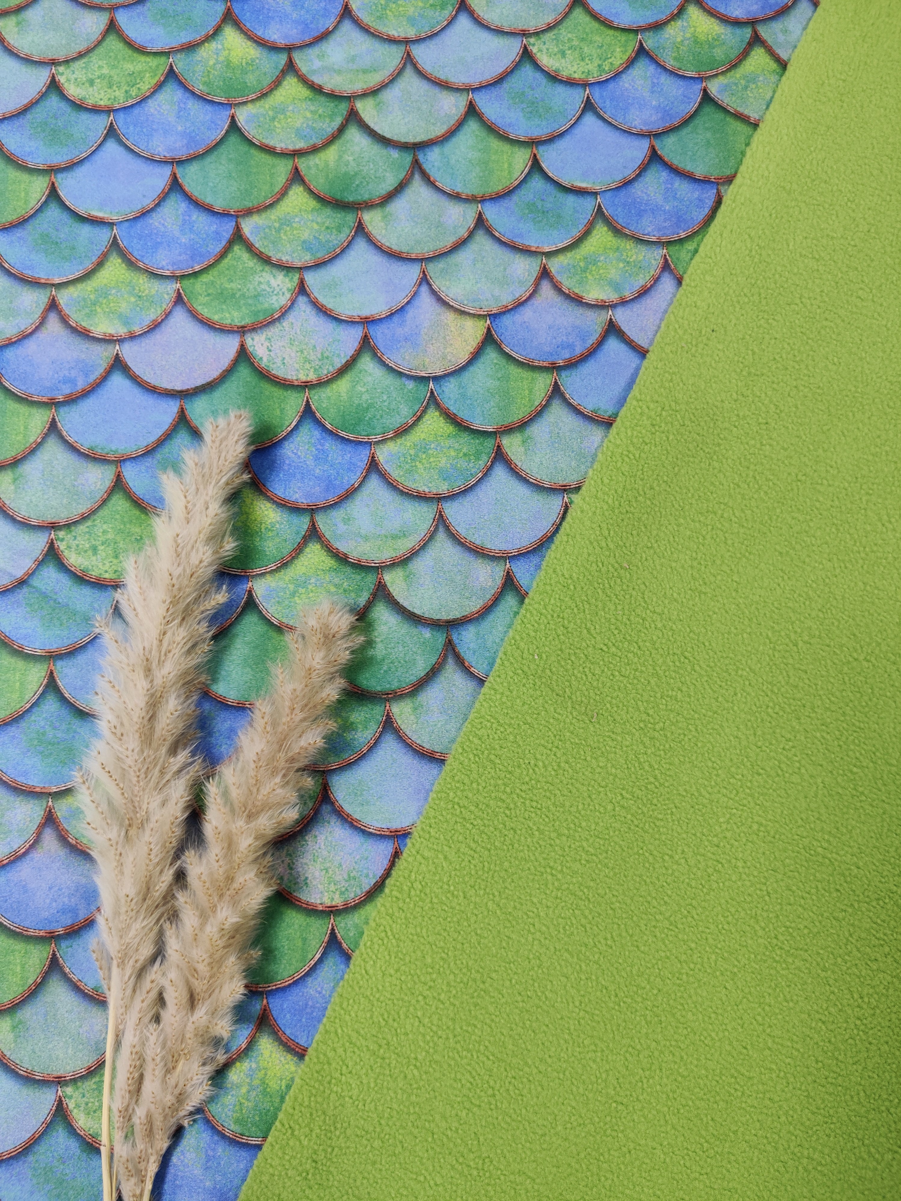 Softshell vert - Ecailles de sirène