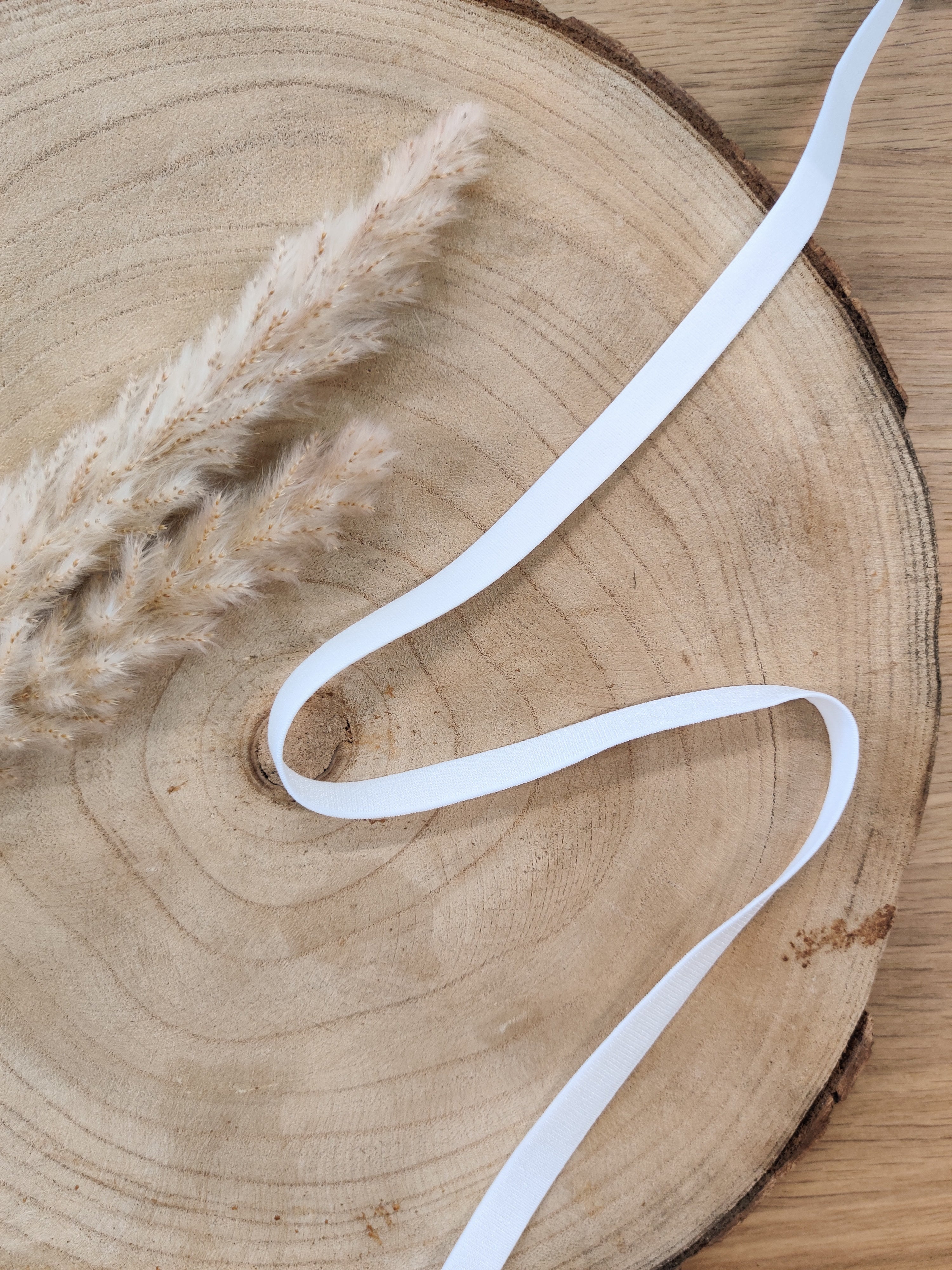 Elastique à bretelles pour soutien-gorge 10 mm - Blanc