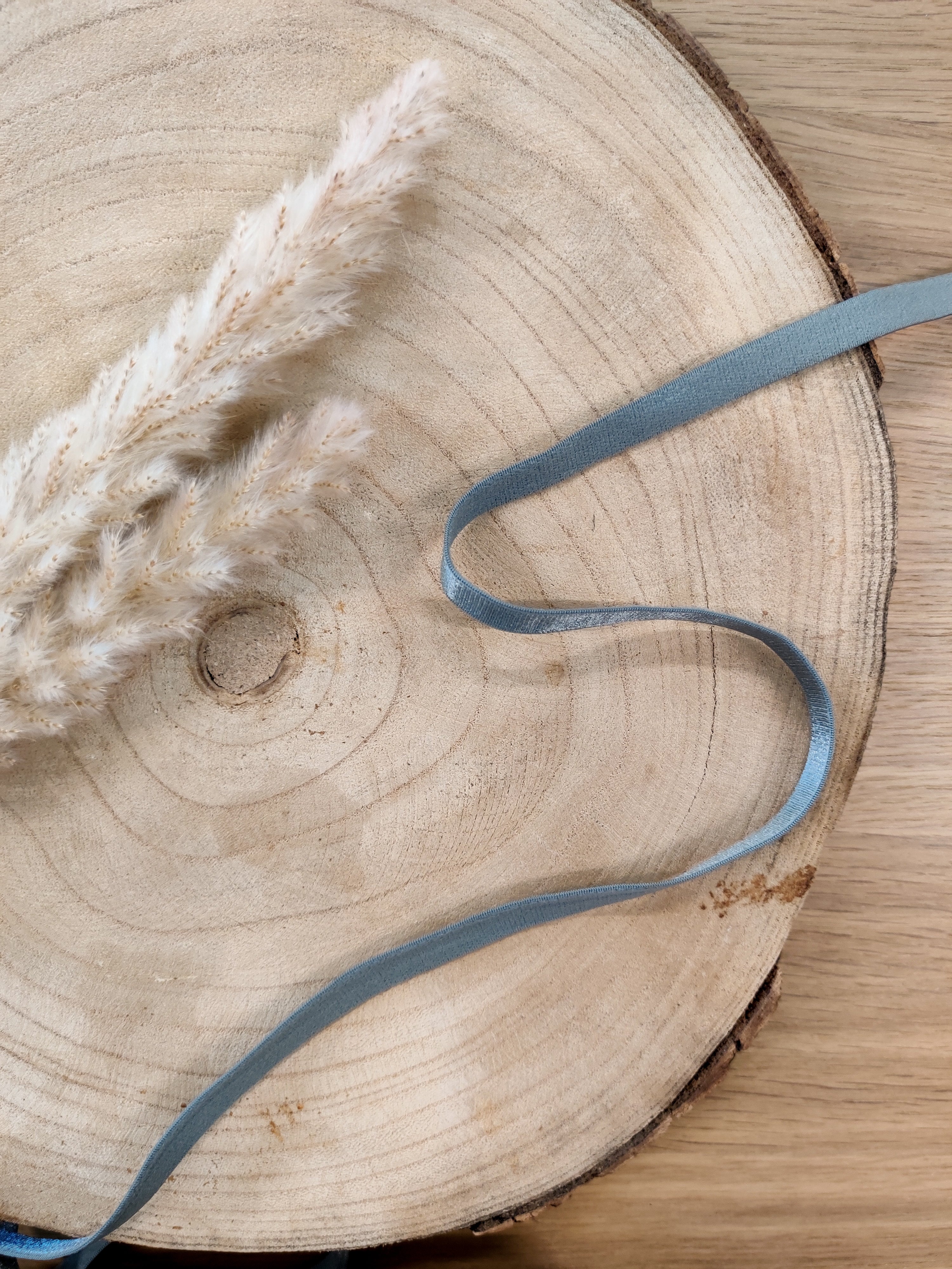 Elastique à bretelles pour soutien-gorge 10 mm - Gris