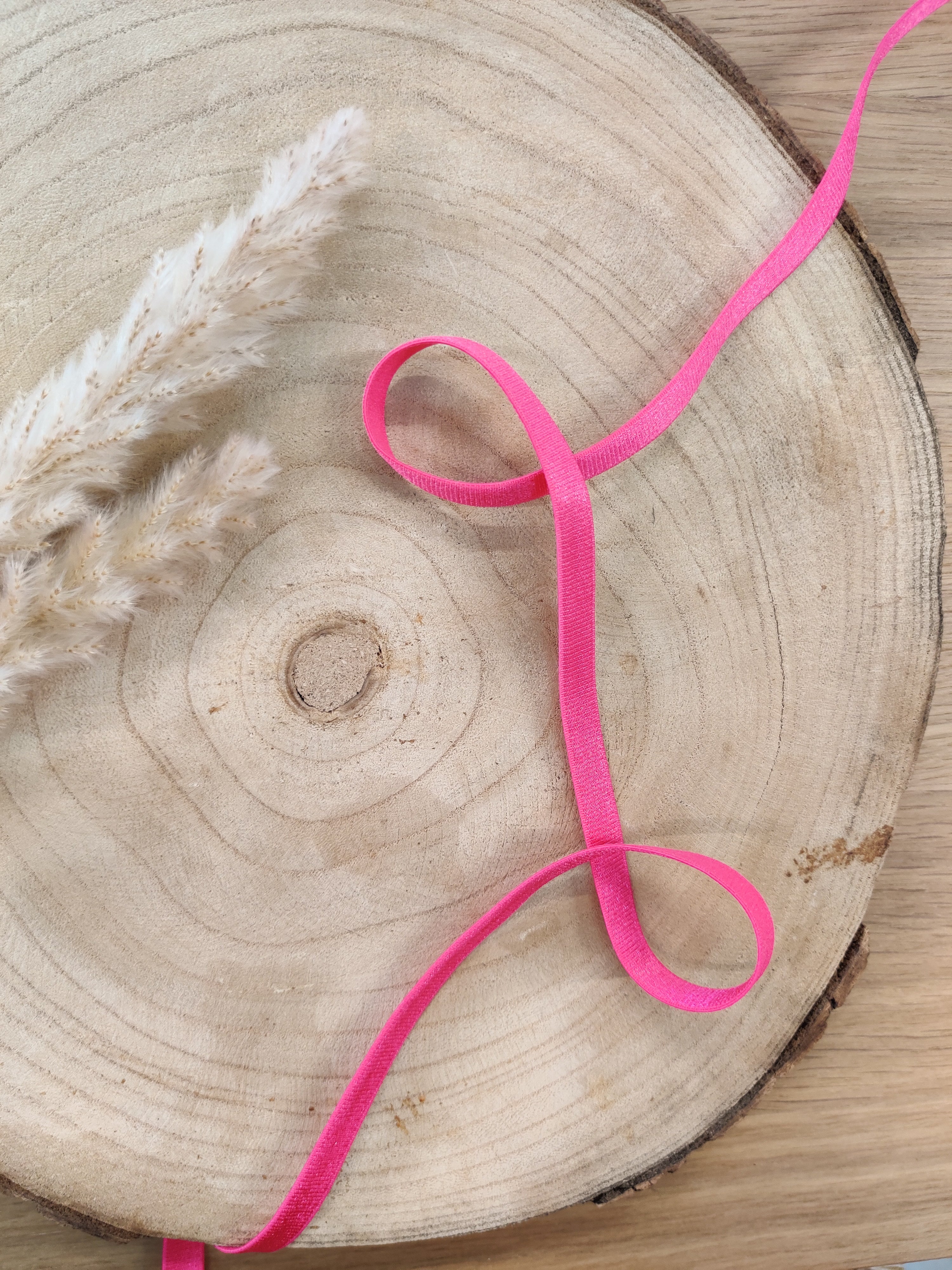 Elastique à bretelles pour soutien-gorge 10 mm - Fuchsia