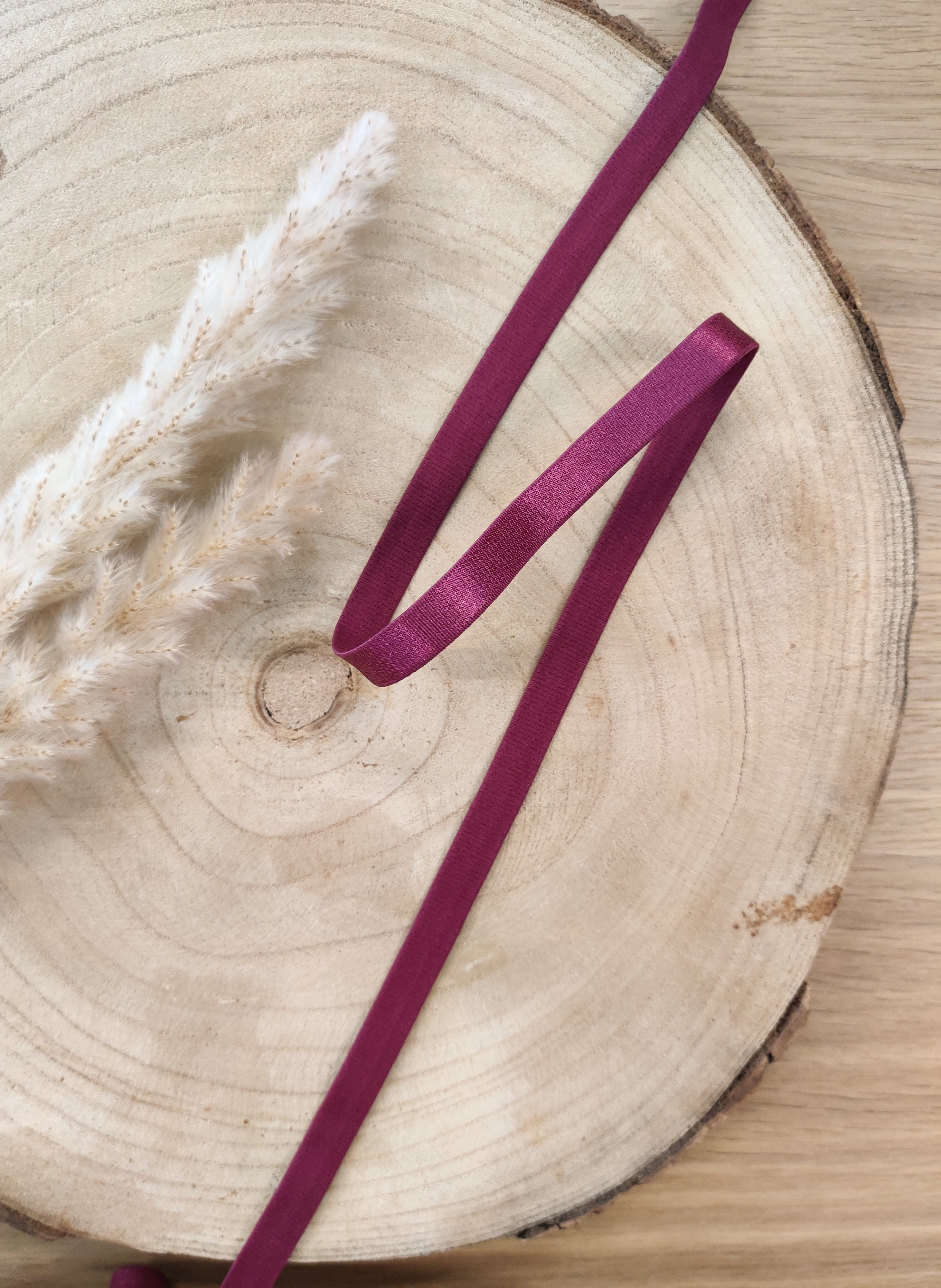 Elastique à bretelles pour soutien-gorge 10 mm - Bordeaux